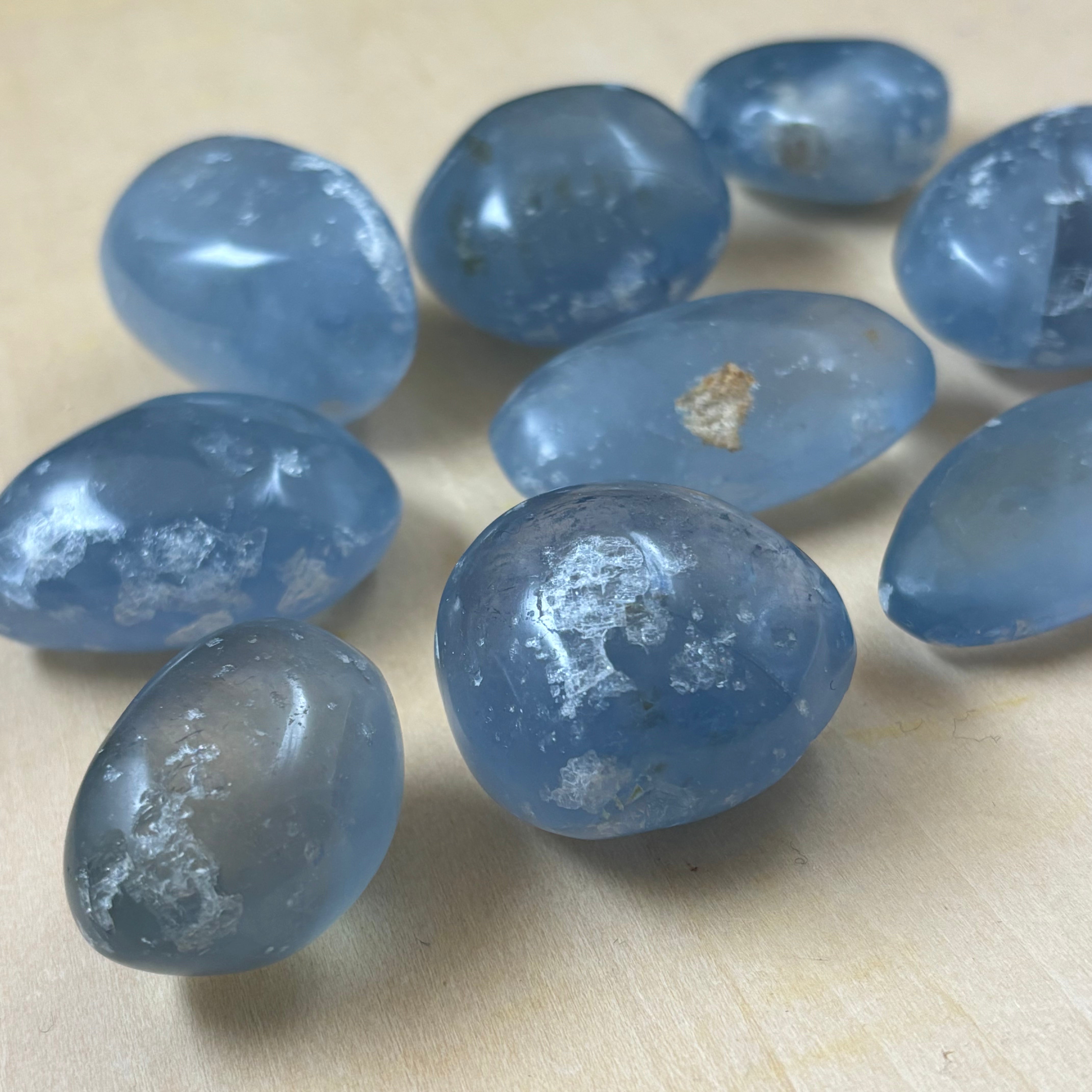 Celestite Polished Pair