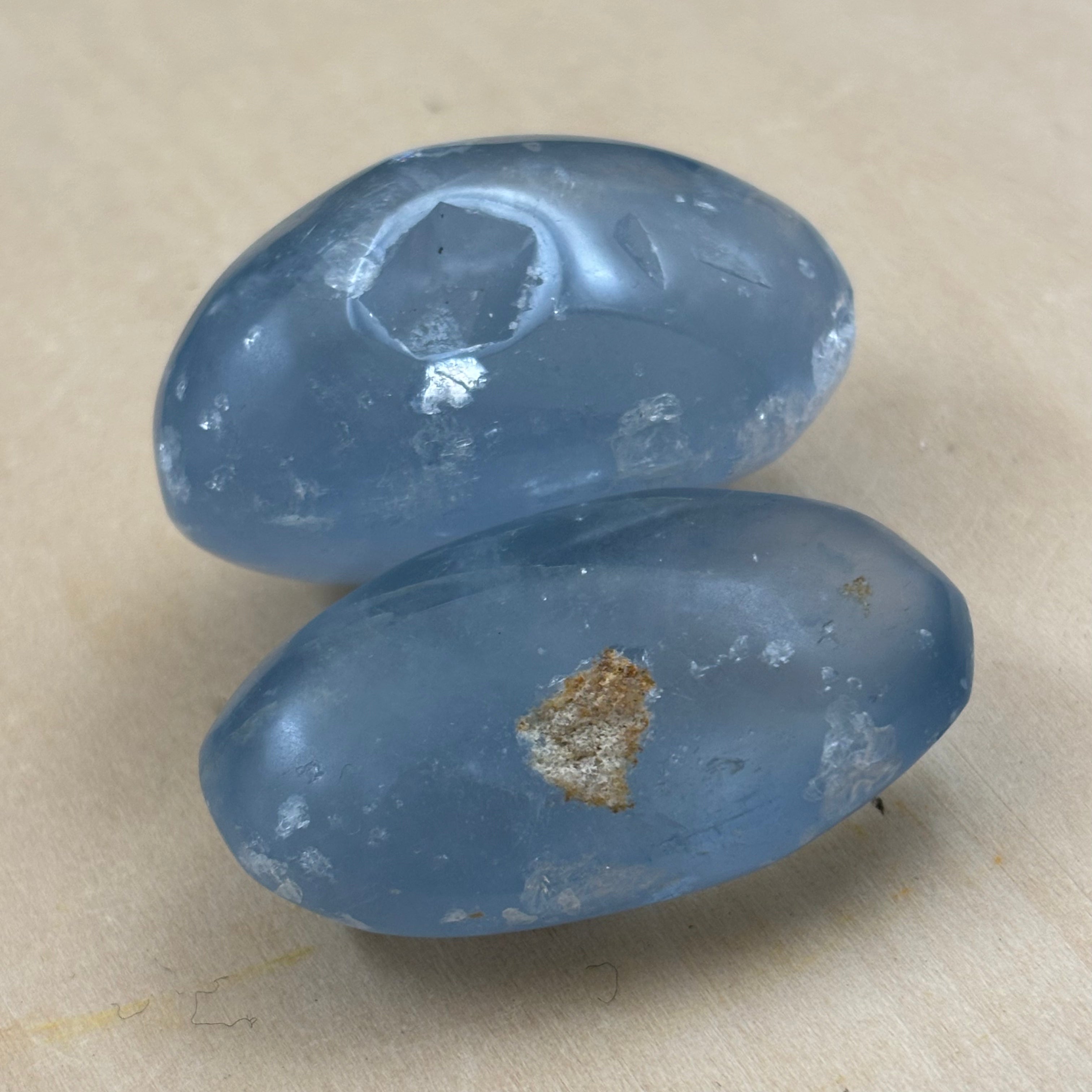 Celestite Polished Pair