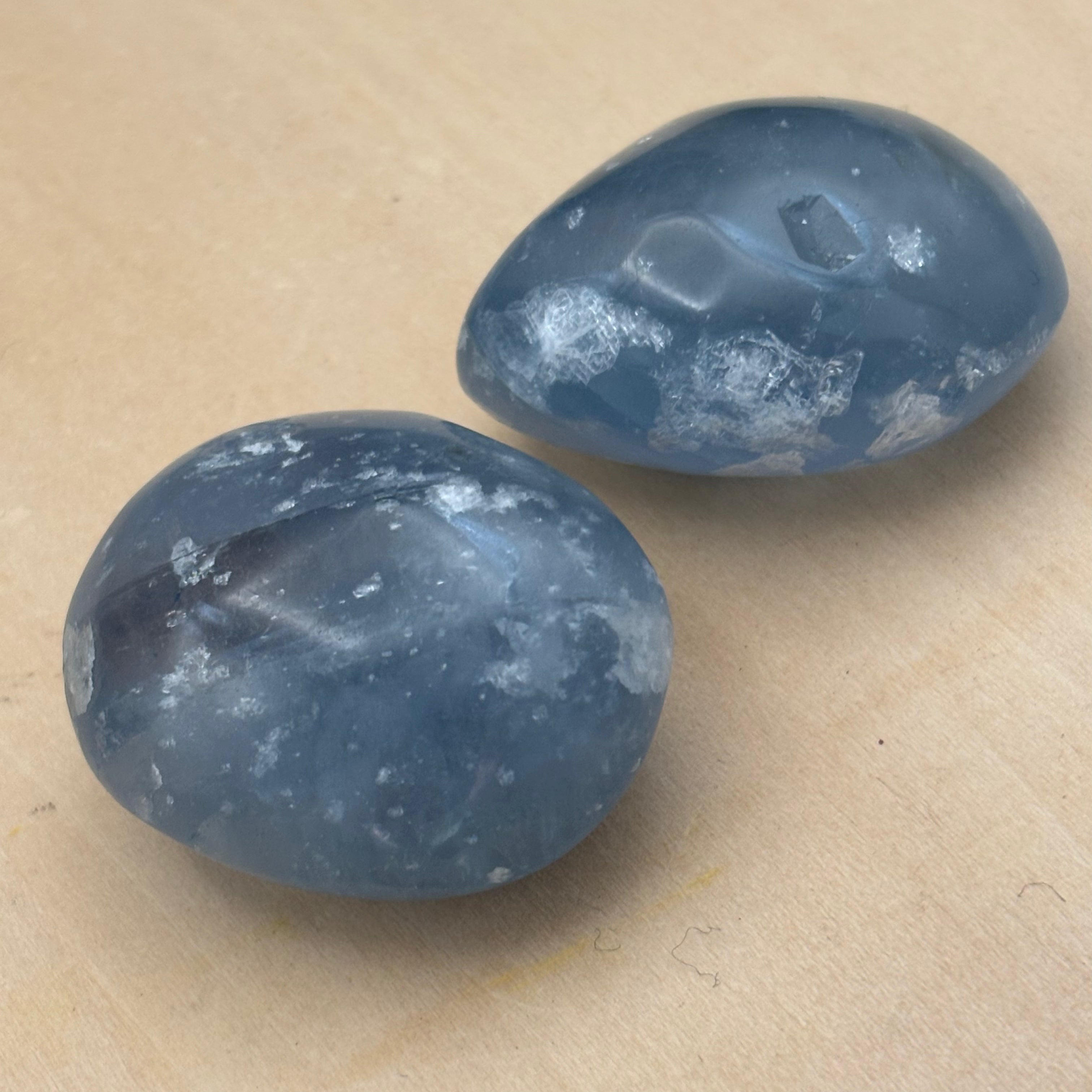 Celestite Polished Pair