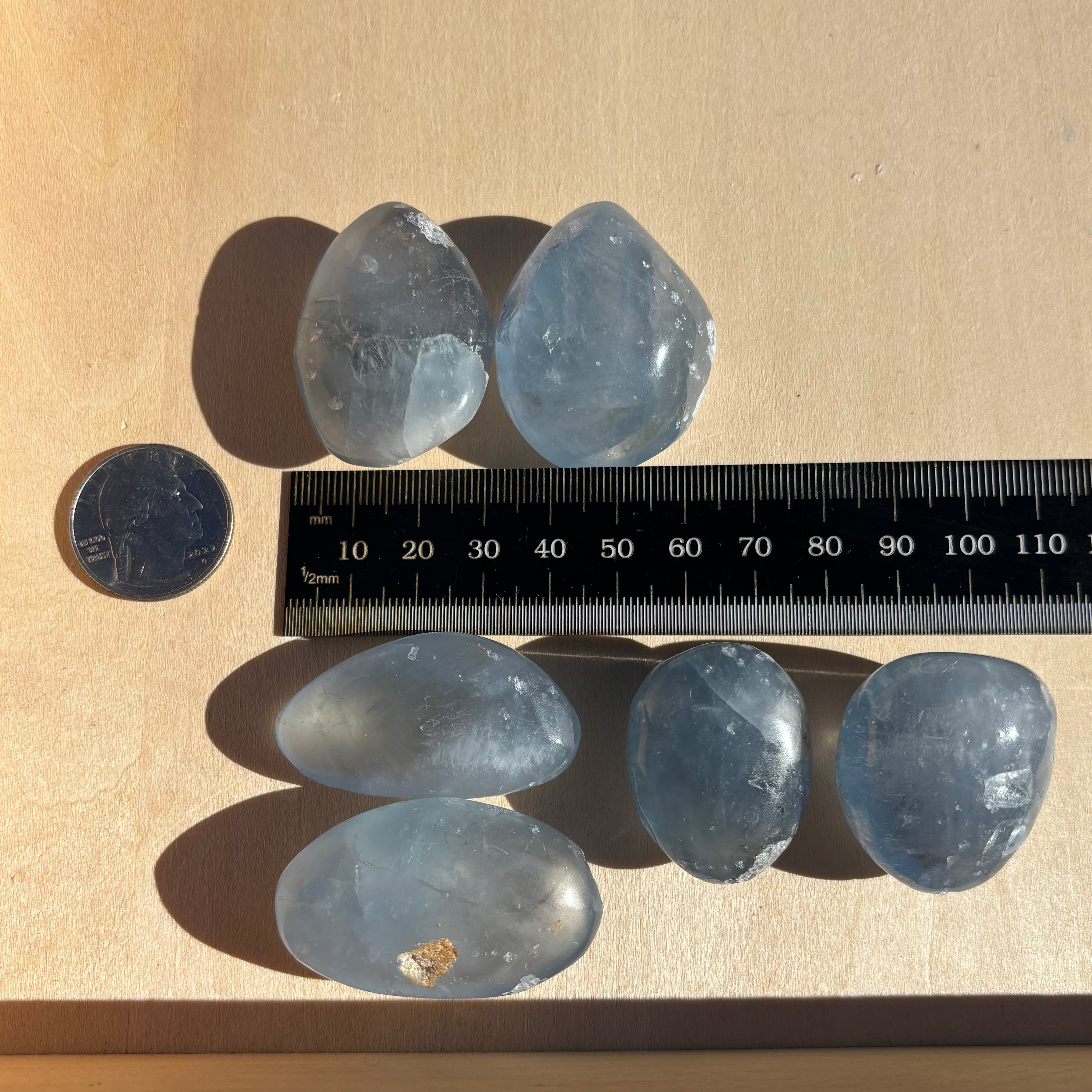 Celestite Polished Pair