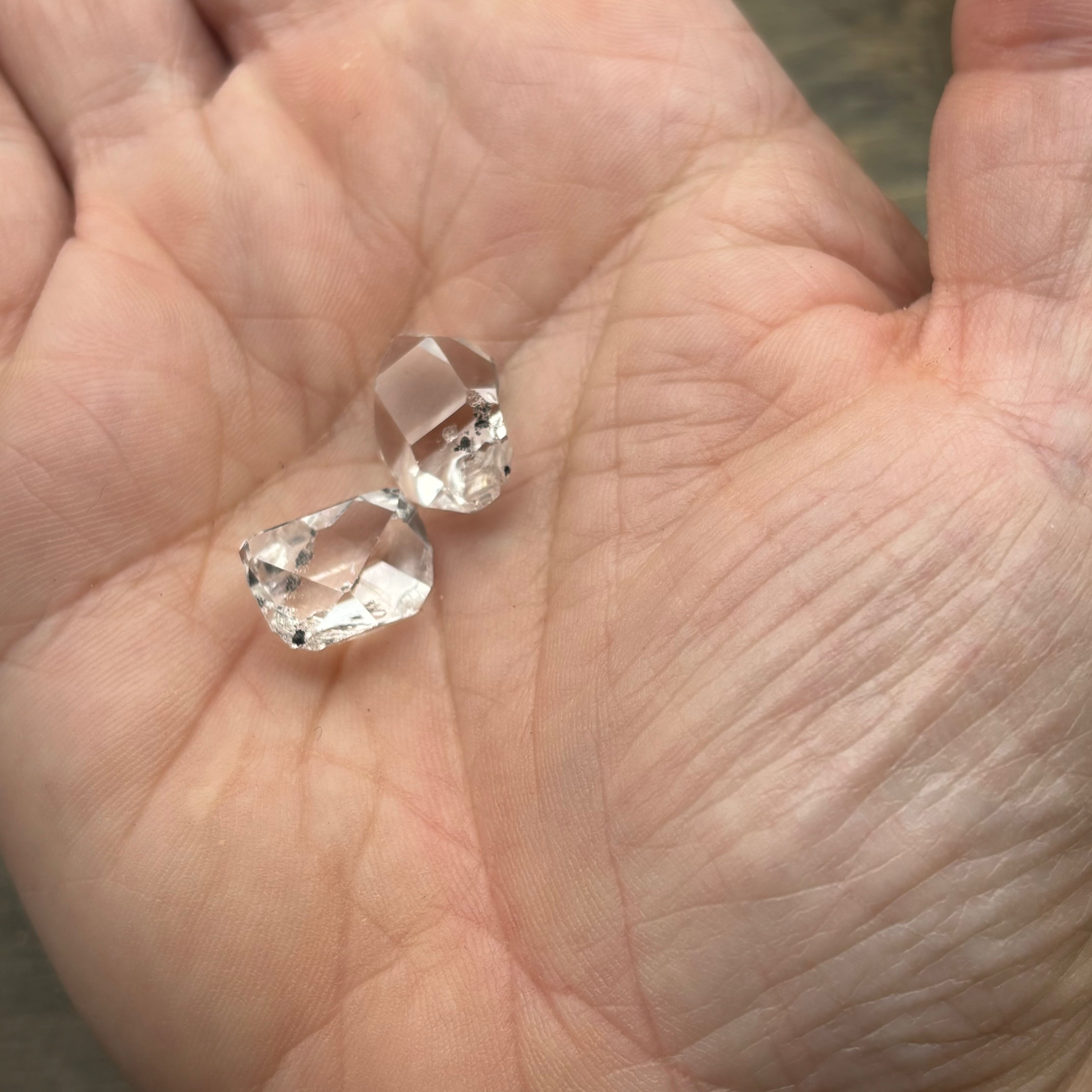 Herkimer Diamond Pair - 012