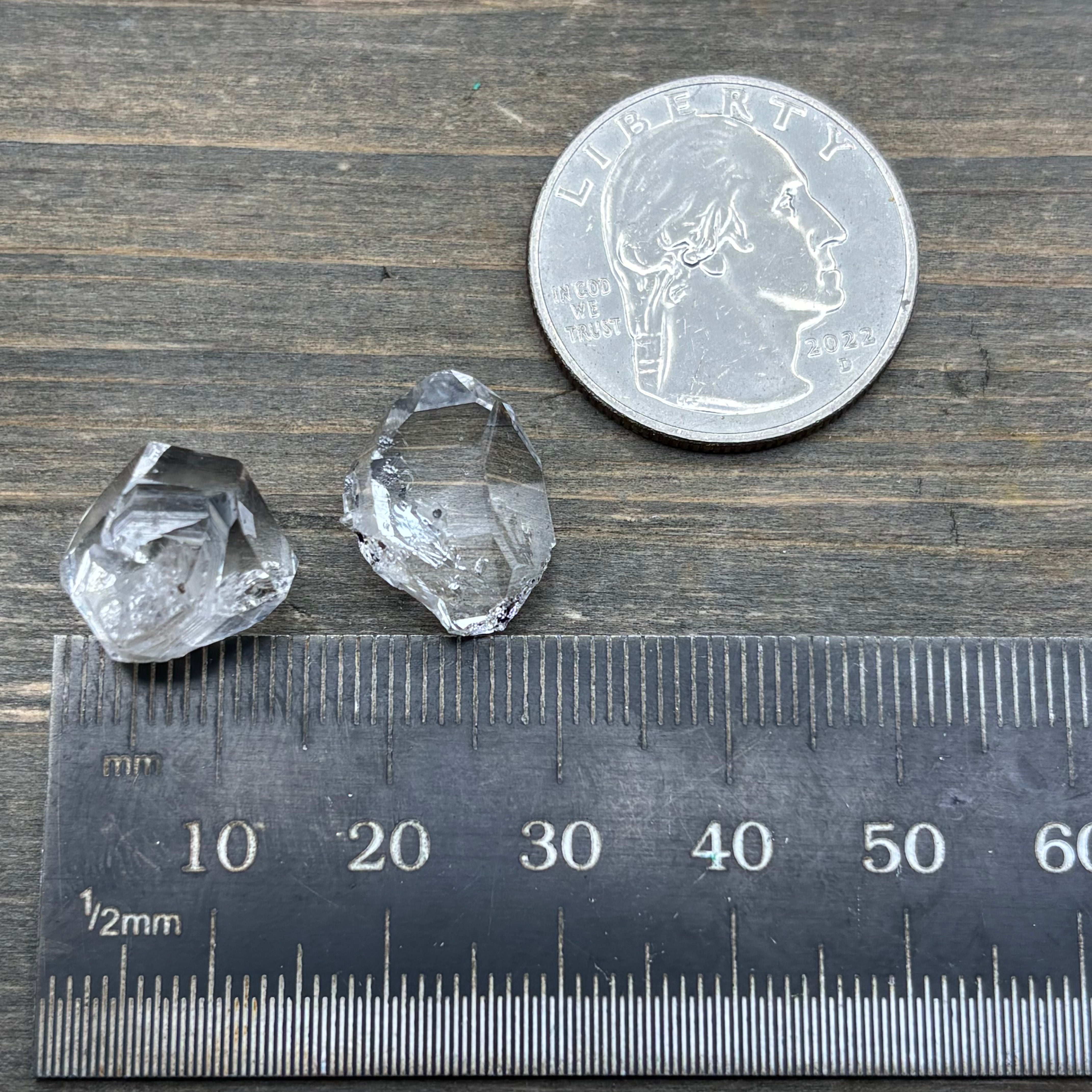 Herkimer Diamond Pair - 013