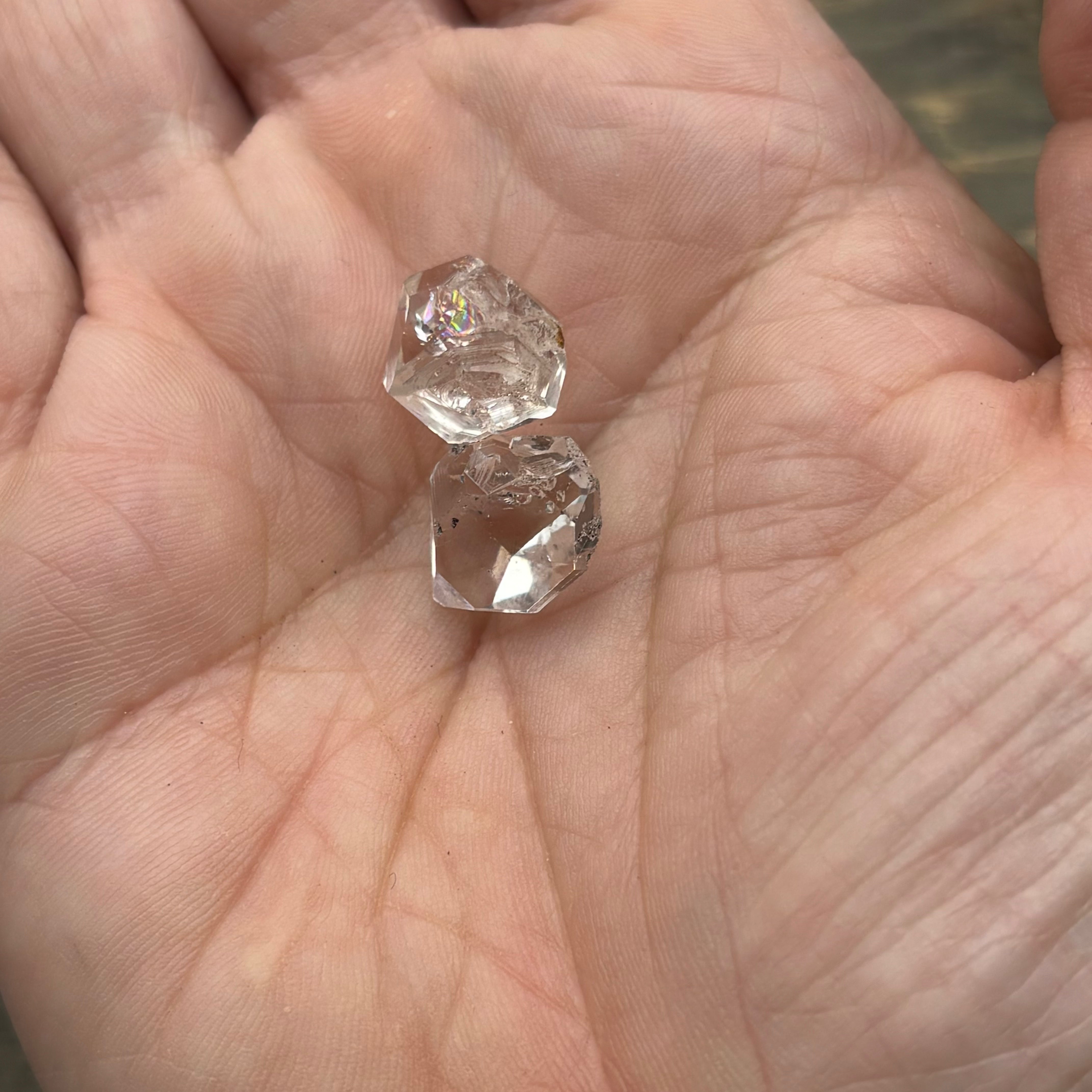 Herkimer Diamond Pair - 013