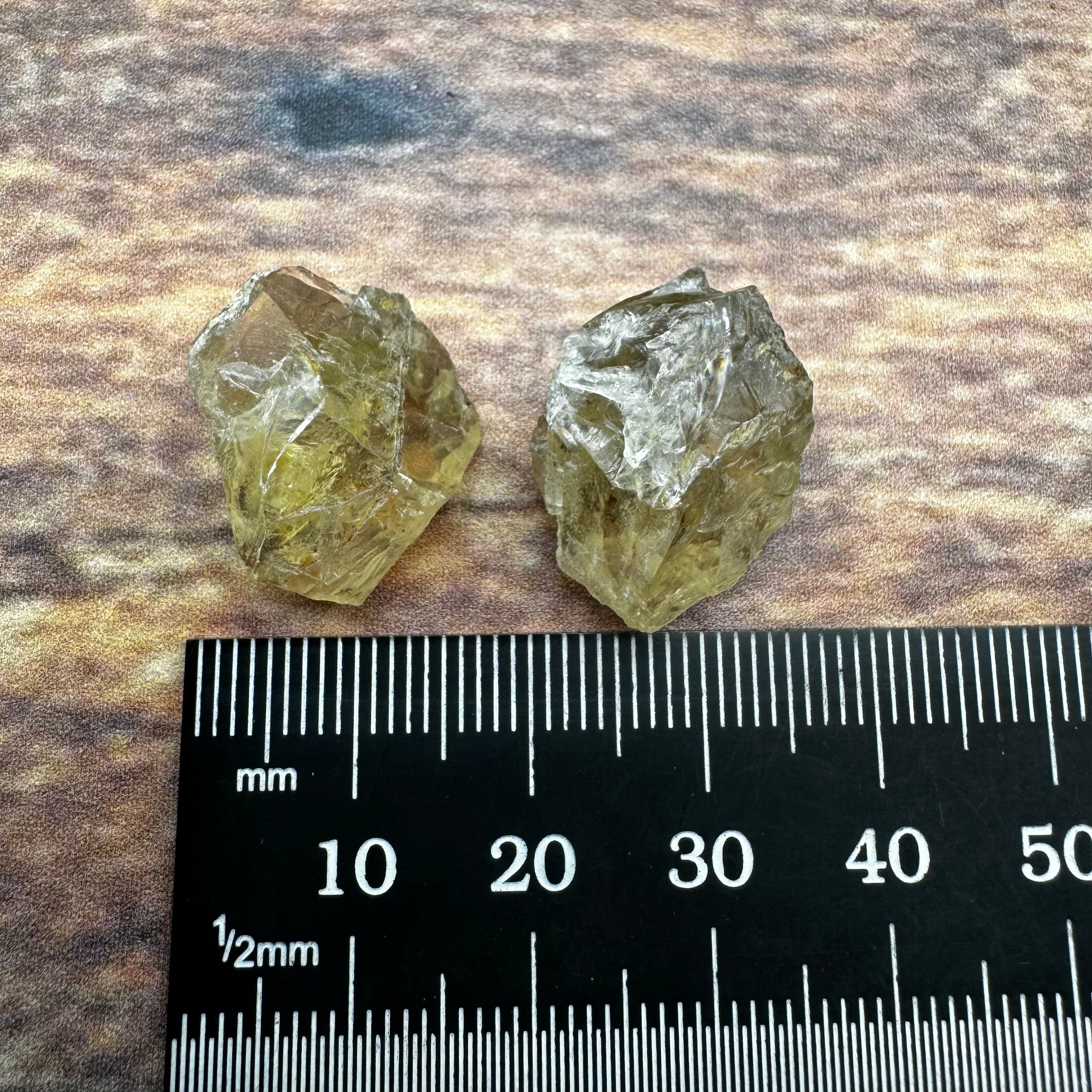 Sunstone Crystal Point Pair