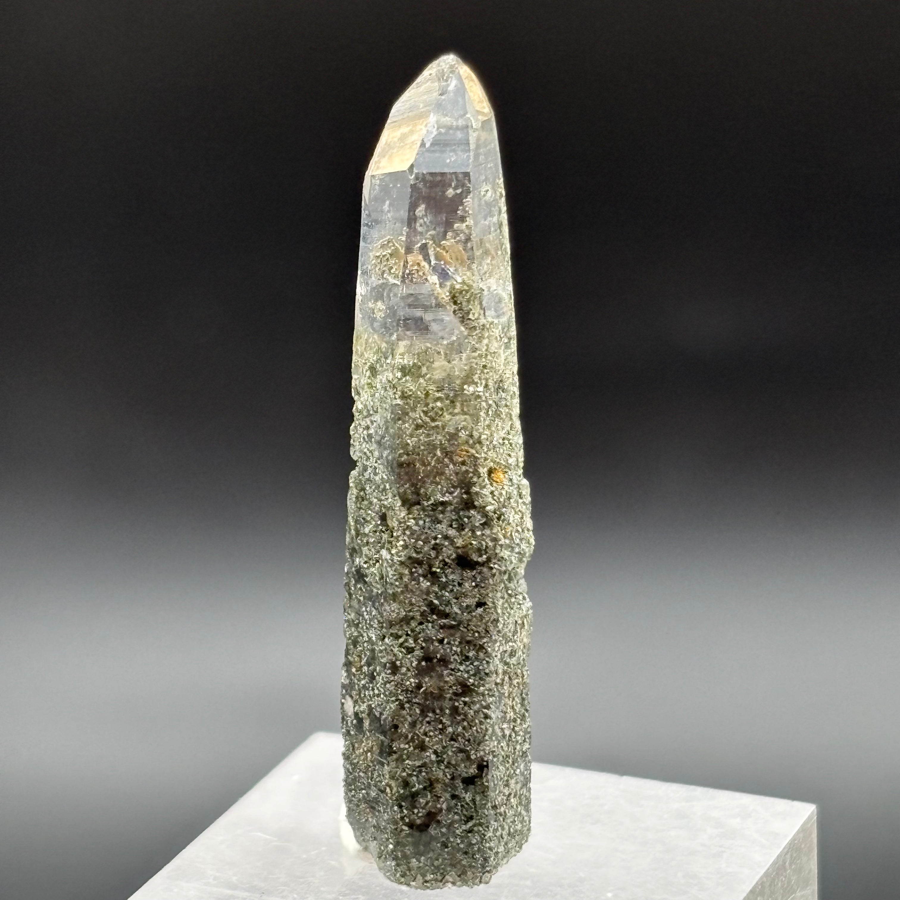 Himalayan Chlorite Quartz Point - 056