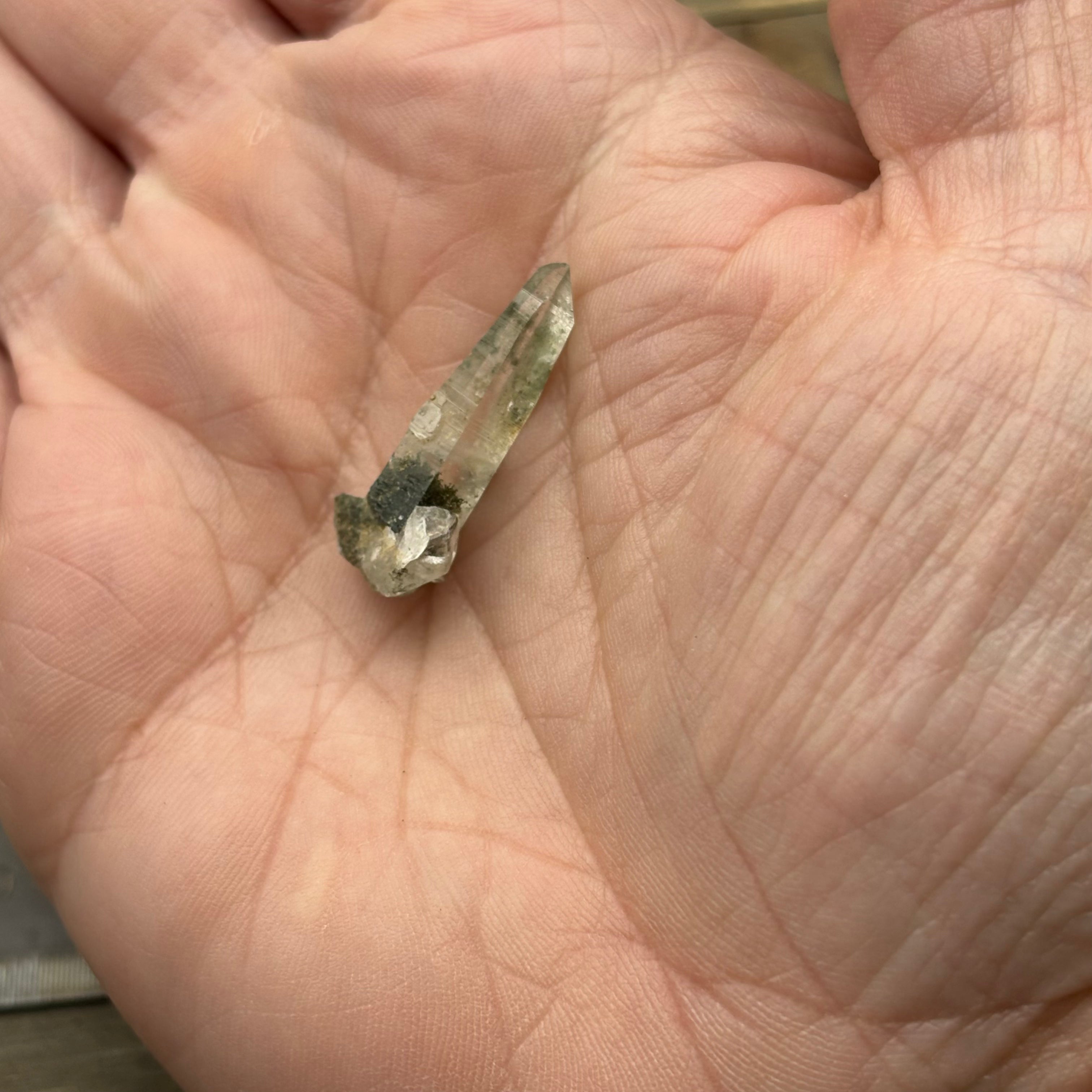 Himalayan Chlorite Quartz Point - 078