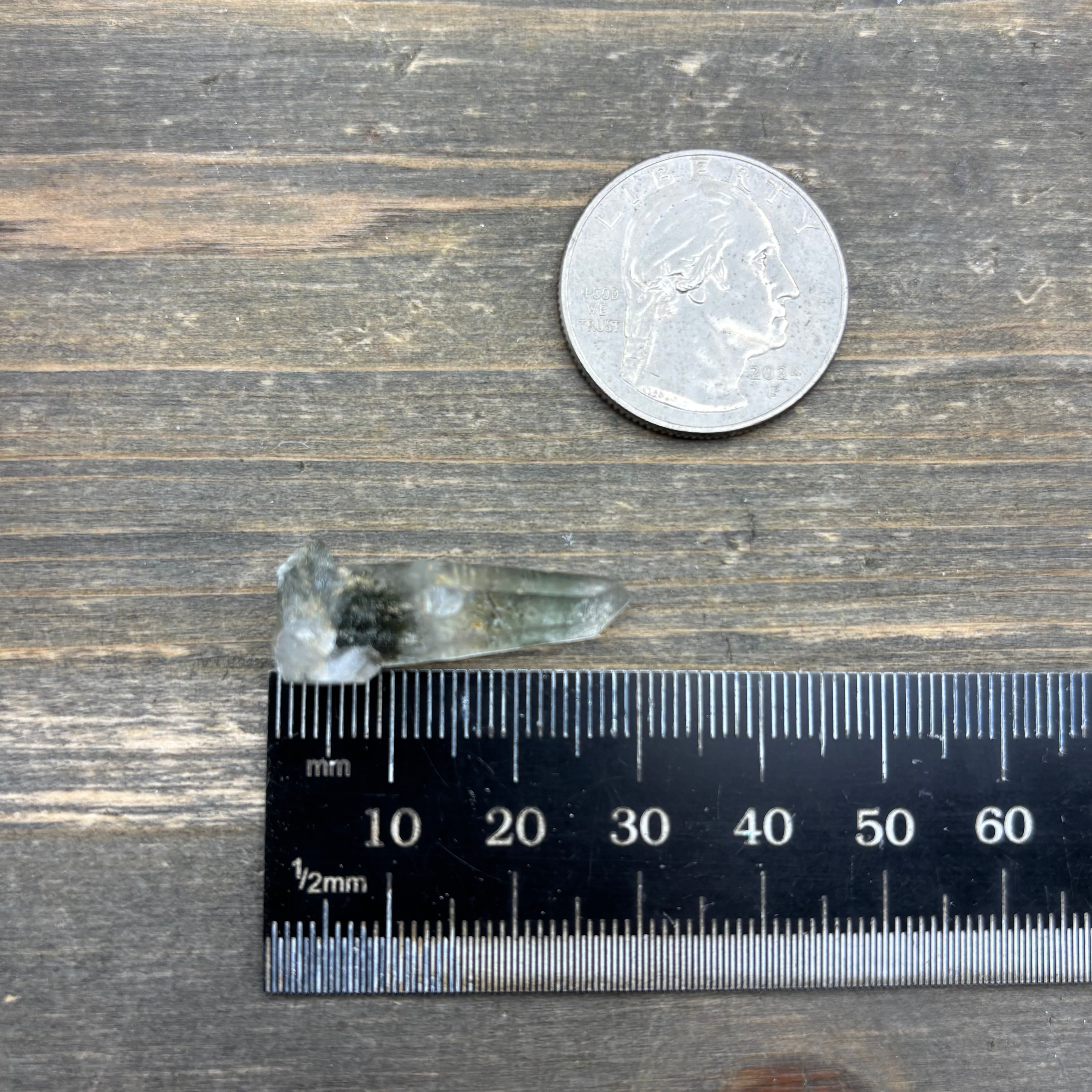Himalayan Chlorite Quartz Point - 078