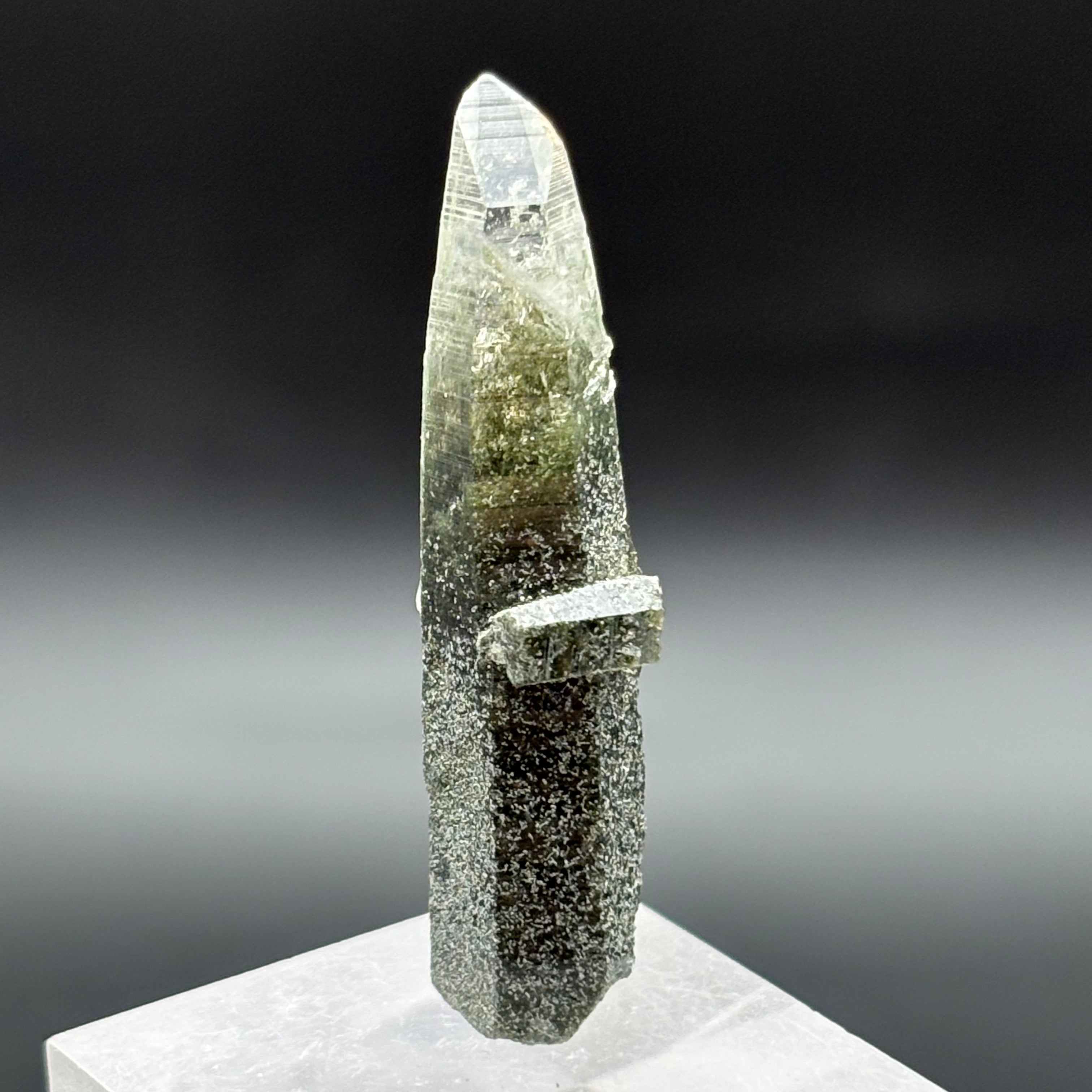 Himalayan Chlorite Quartz Point - 080