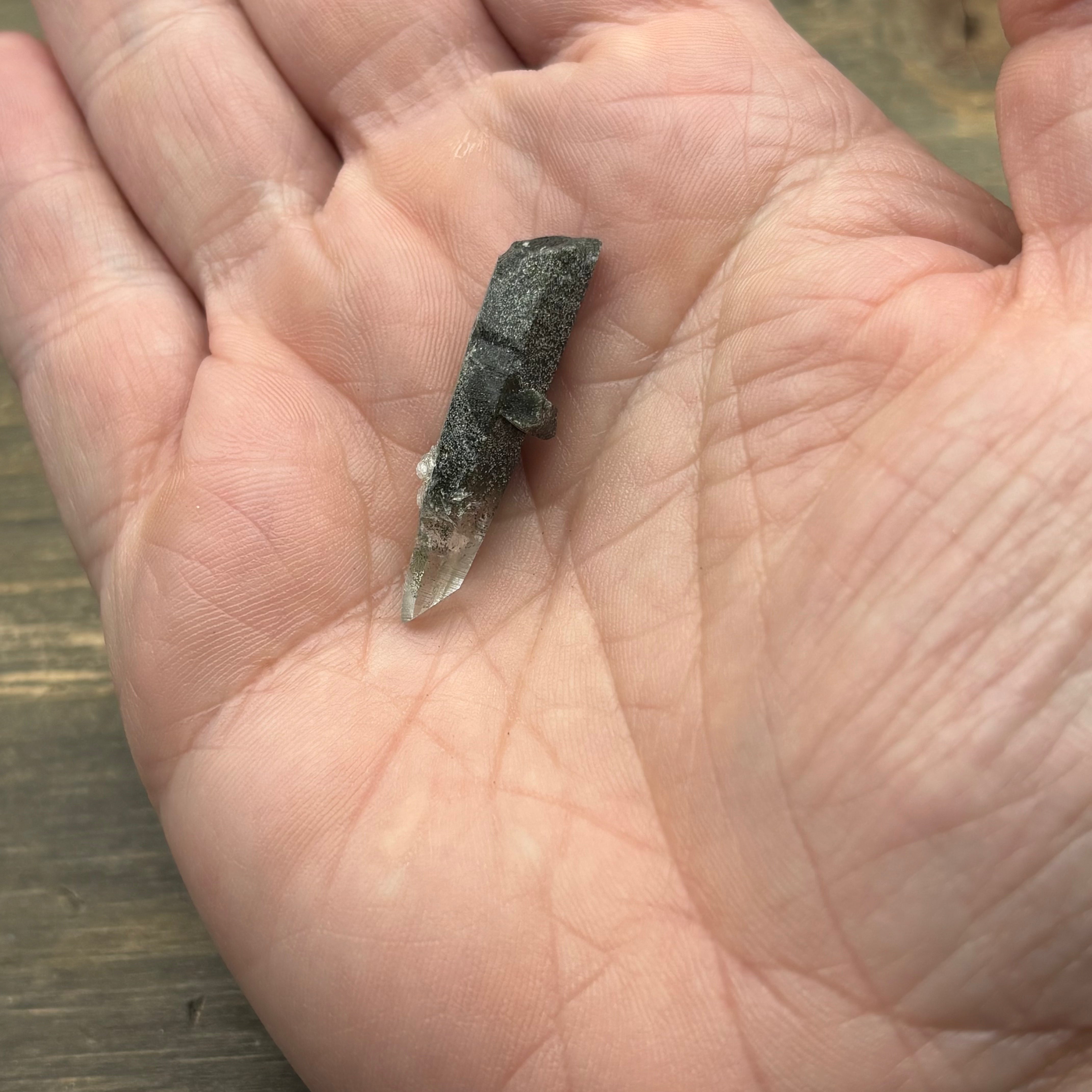 Himalayan Chlorite Quartz Point - 080