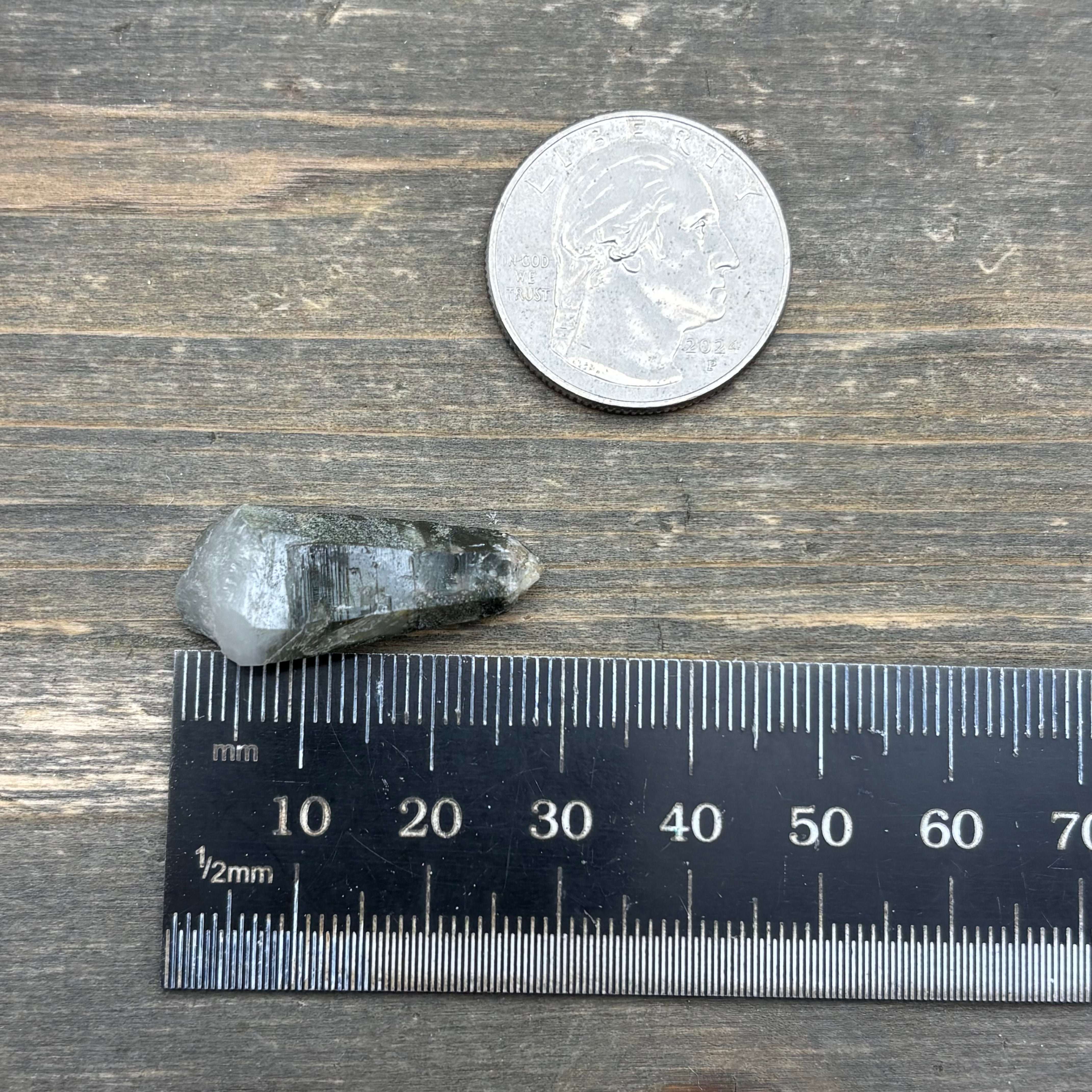 Himalayan Chlorite Quartz Point - 083