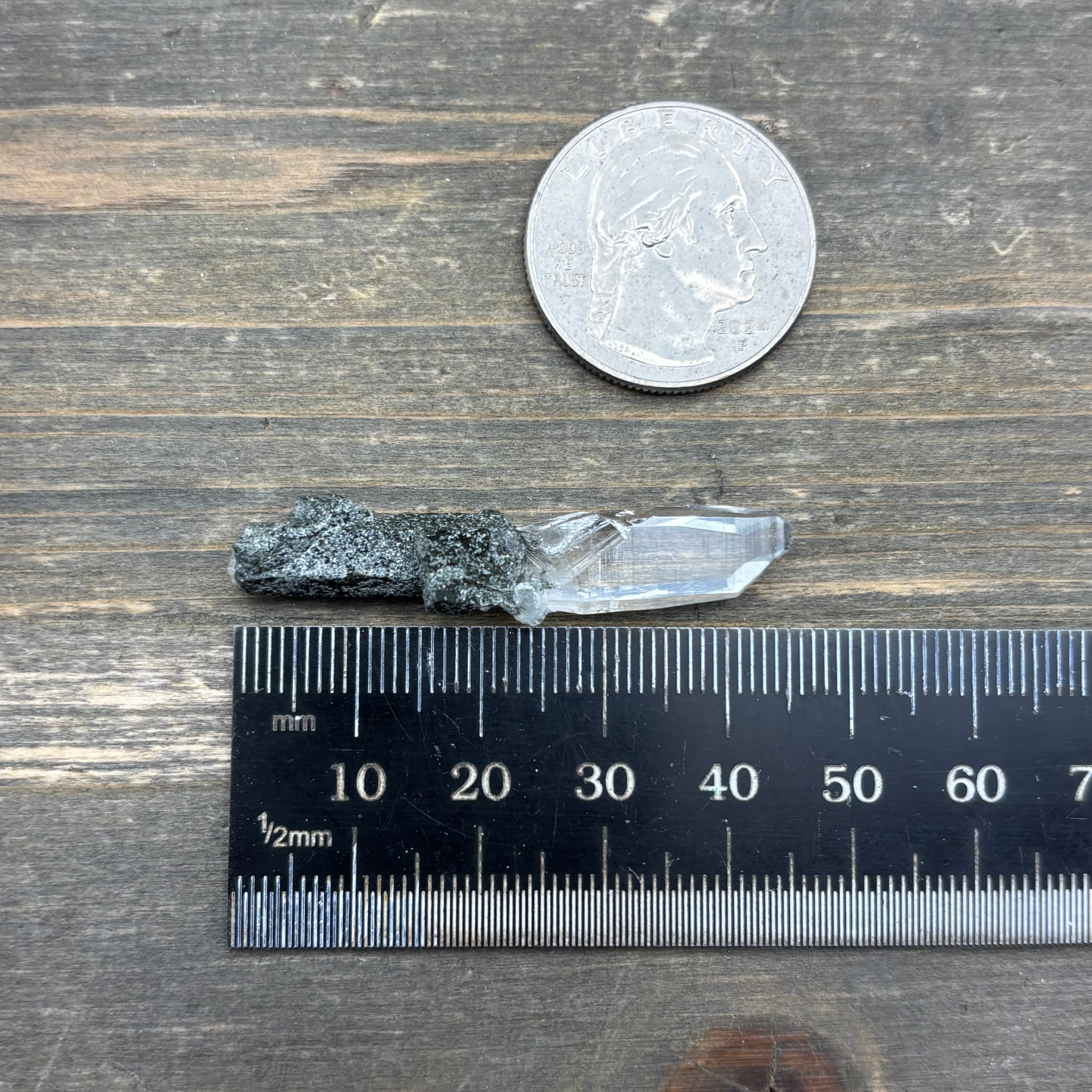 Himalayan Chlorite Quartz Point - 085
