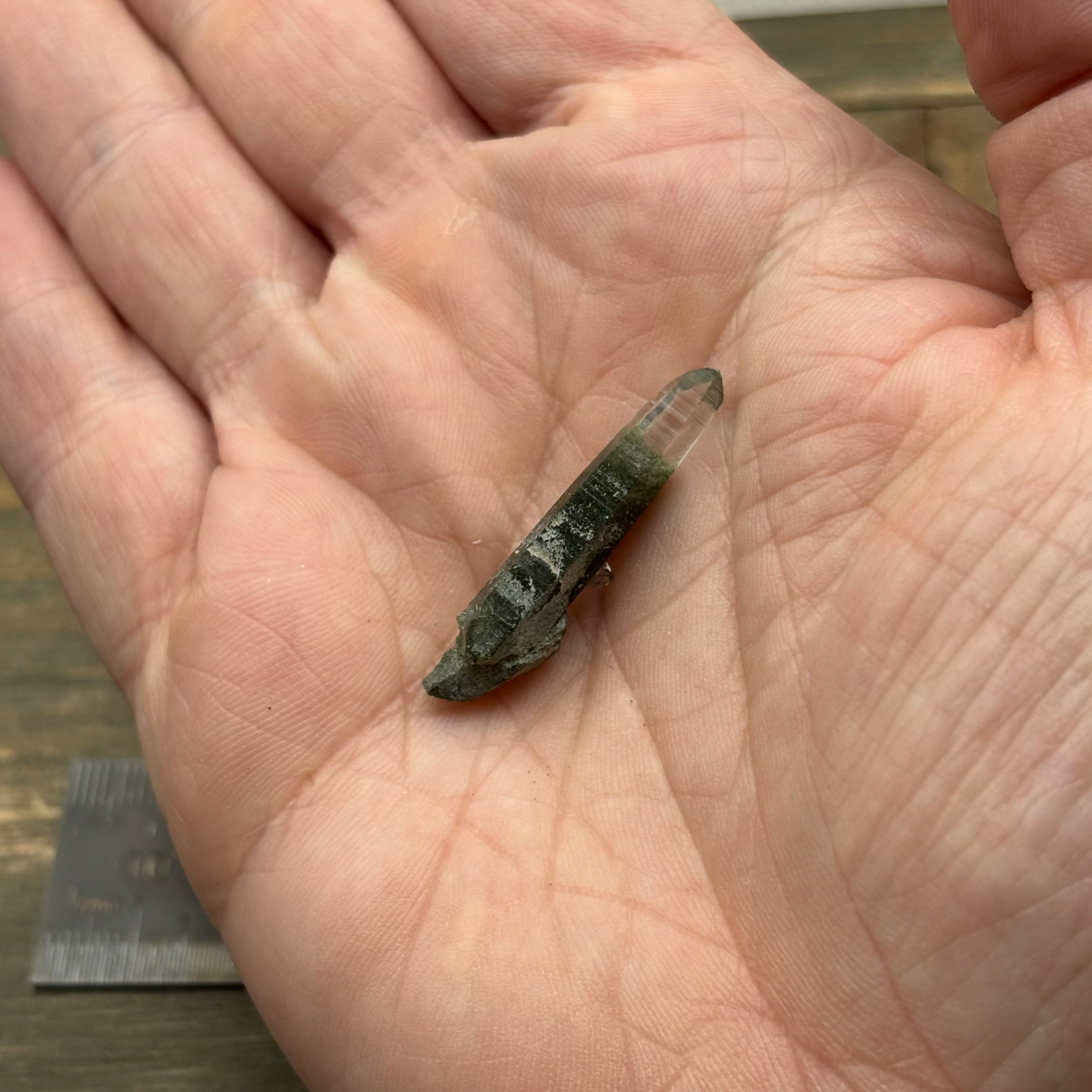 Himalayan Chlorite Quartz Point - 086