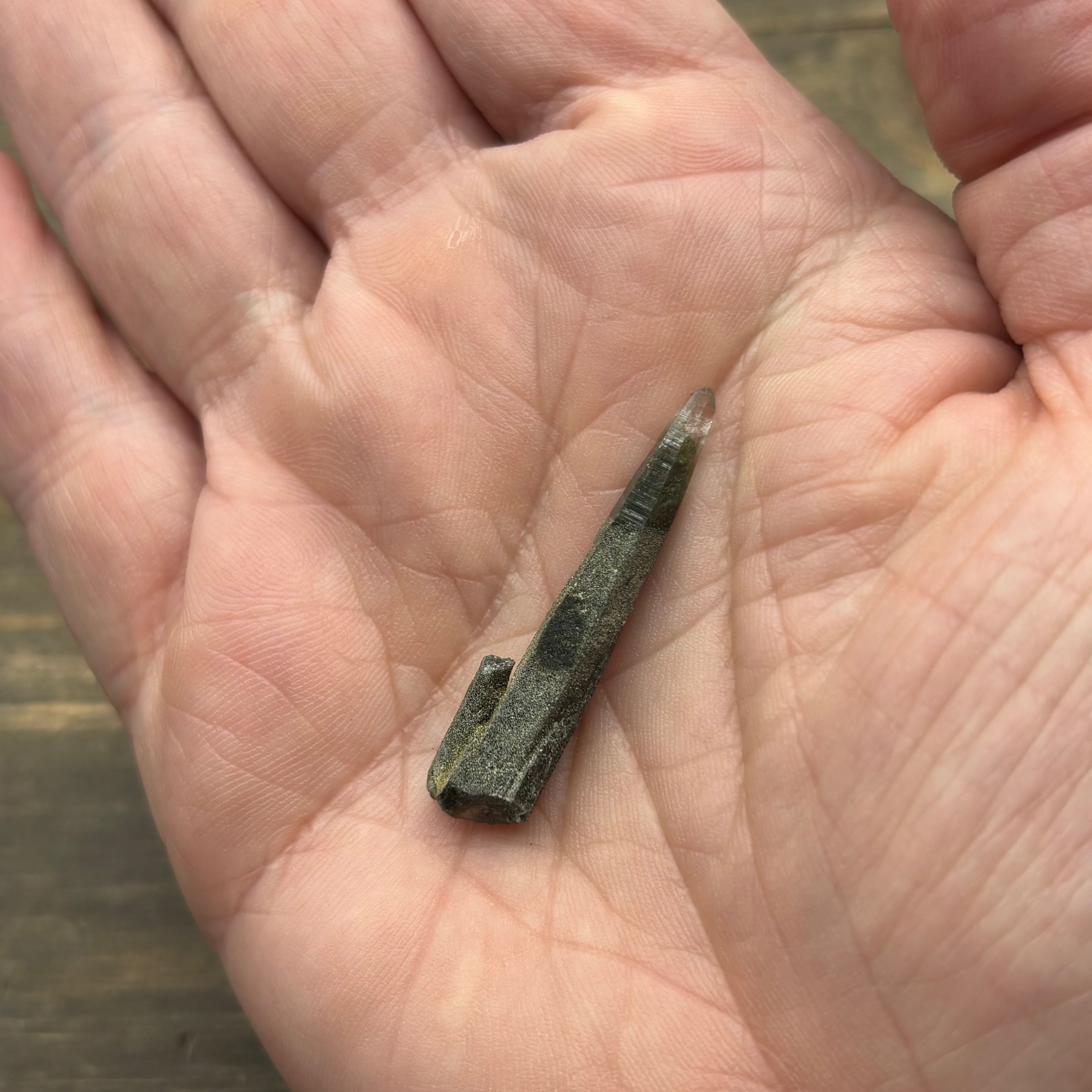 Himalayan Chlorite Quartz Point - 087