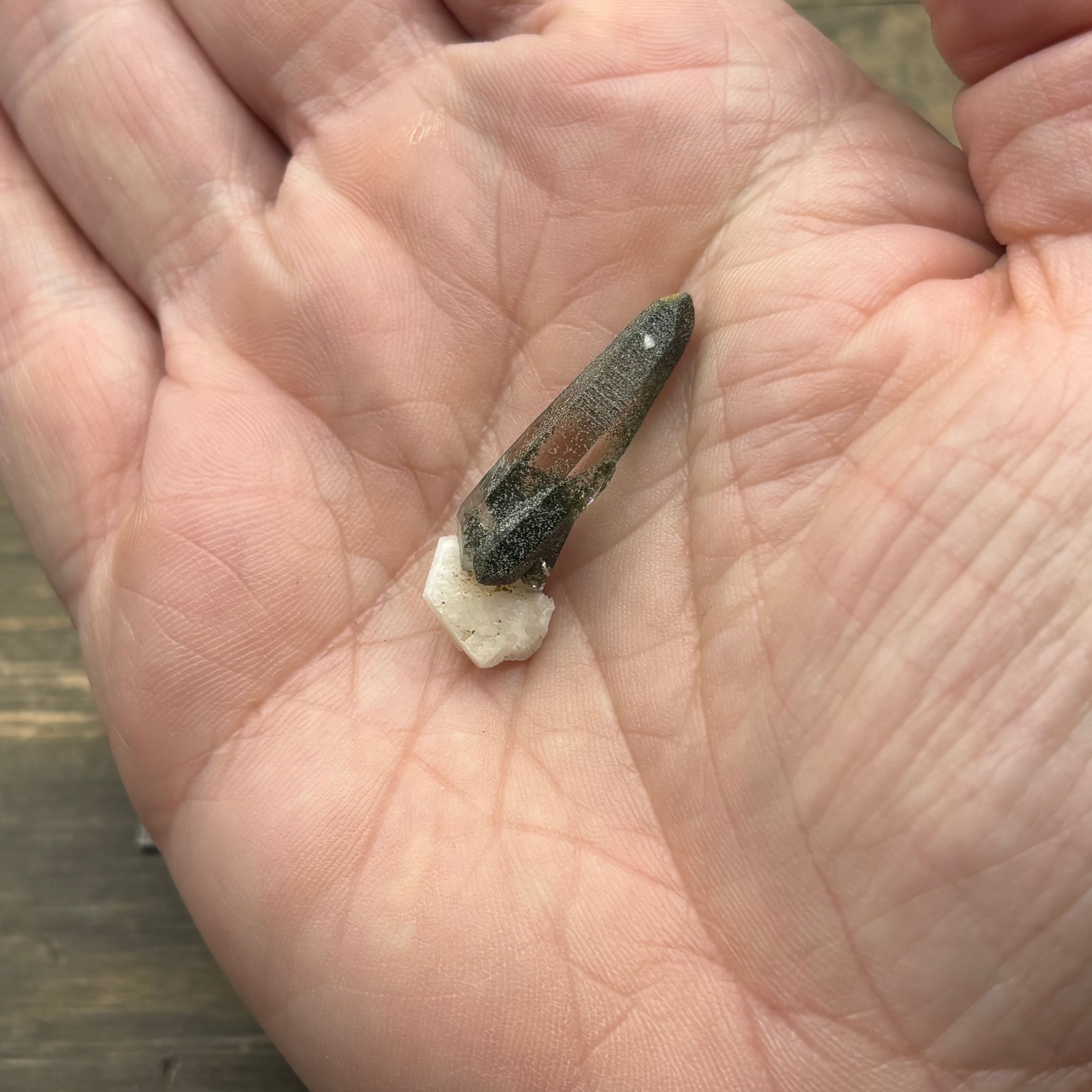 Himalayan Chlorite Quartz Point - 090