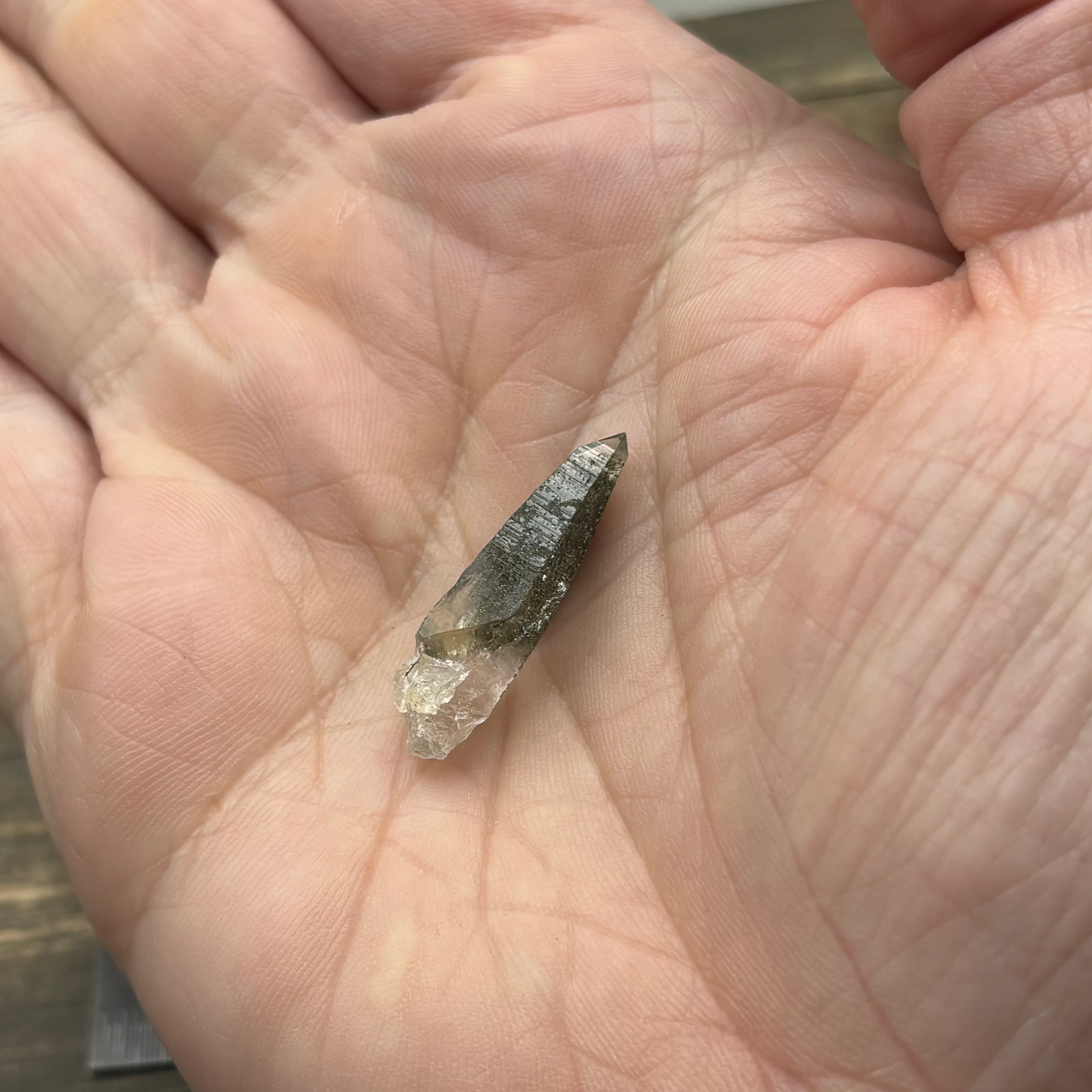 Himalayan Chlorite Quartz Point - 092
