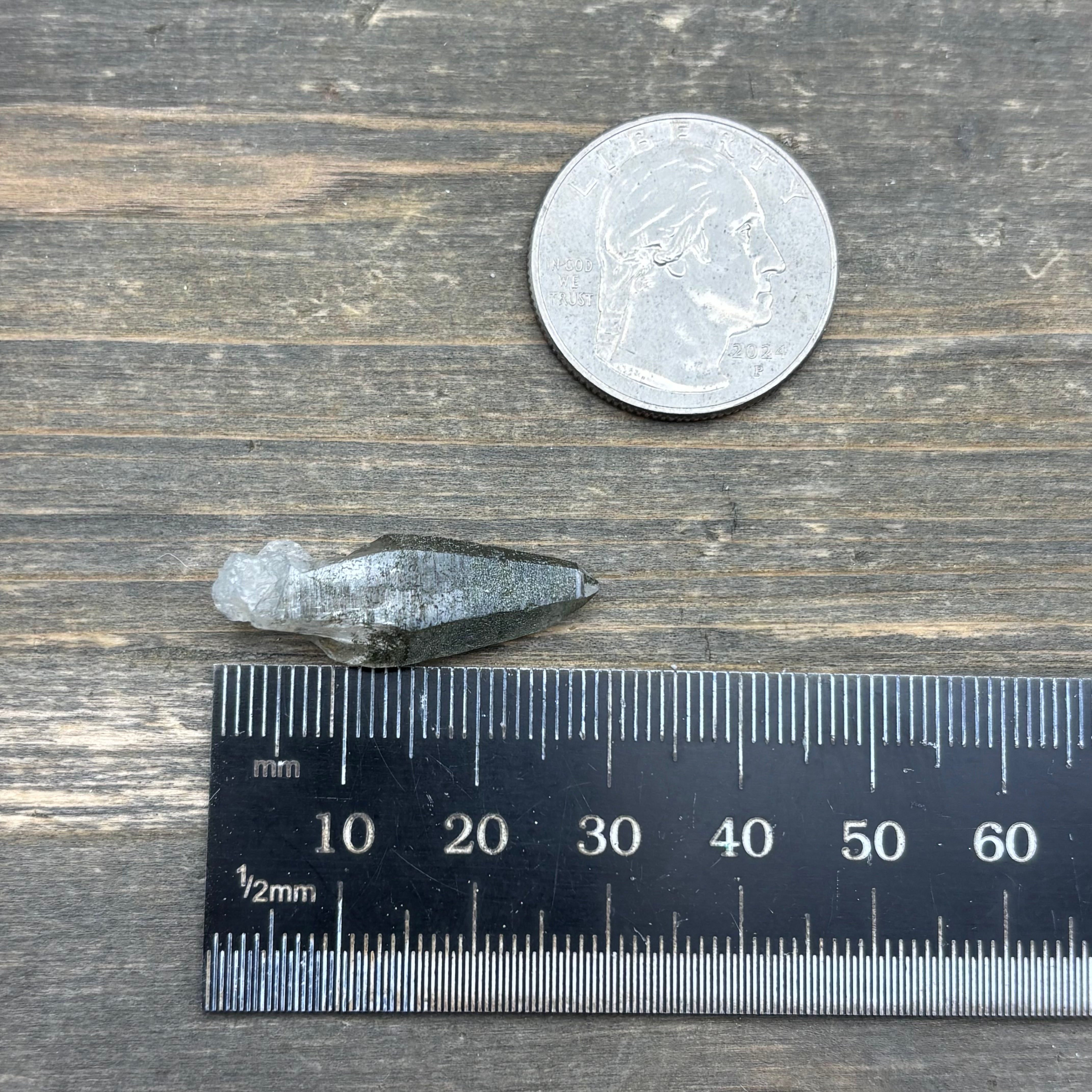 Himalayan Chlorite Quartz Point - 092