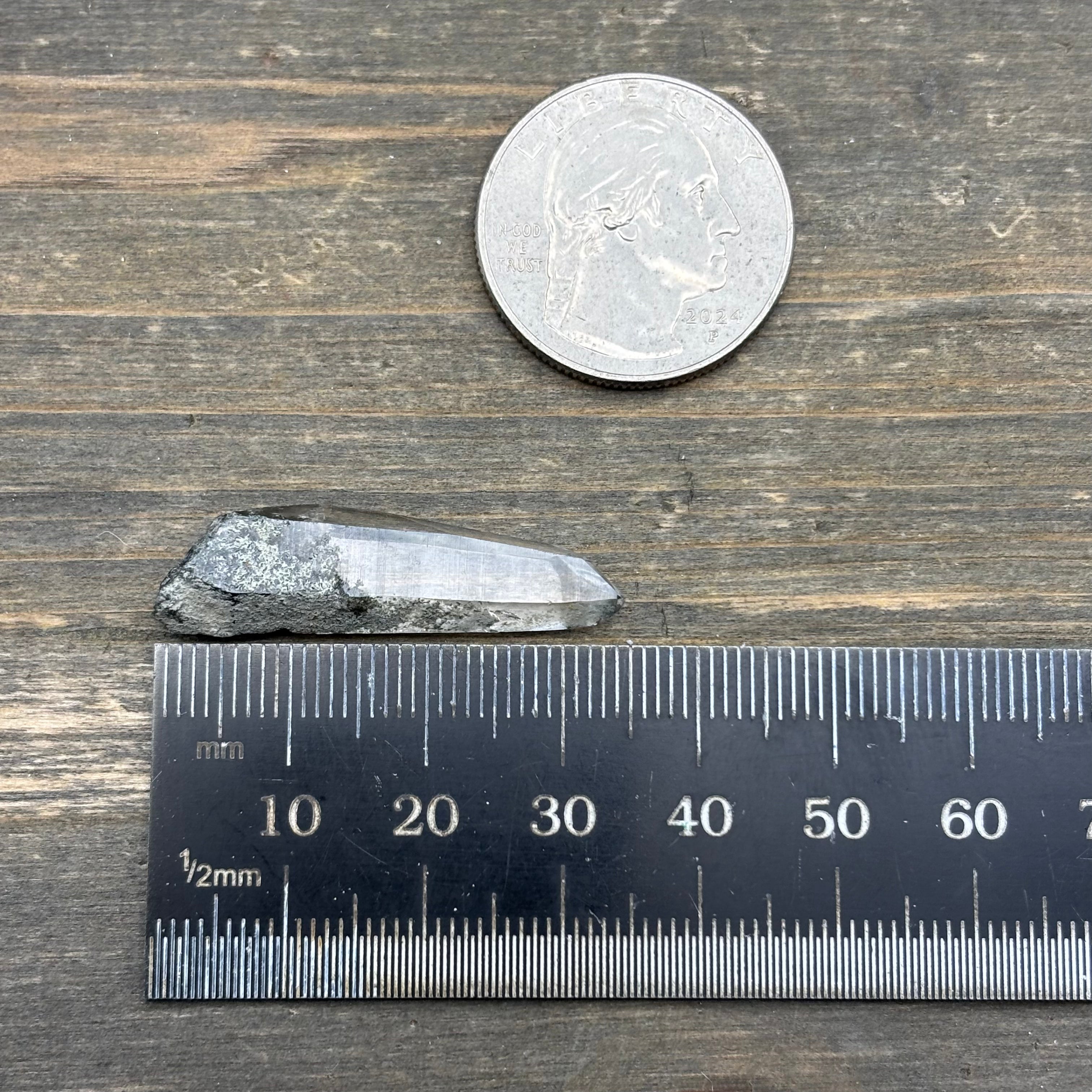Himalayan Chlorite Quartz Point - 093