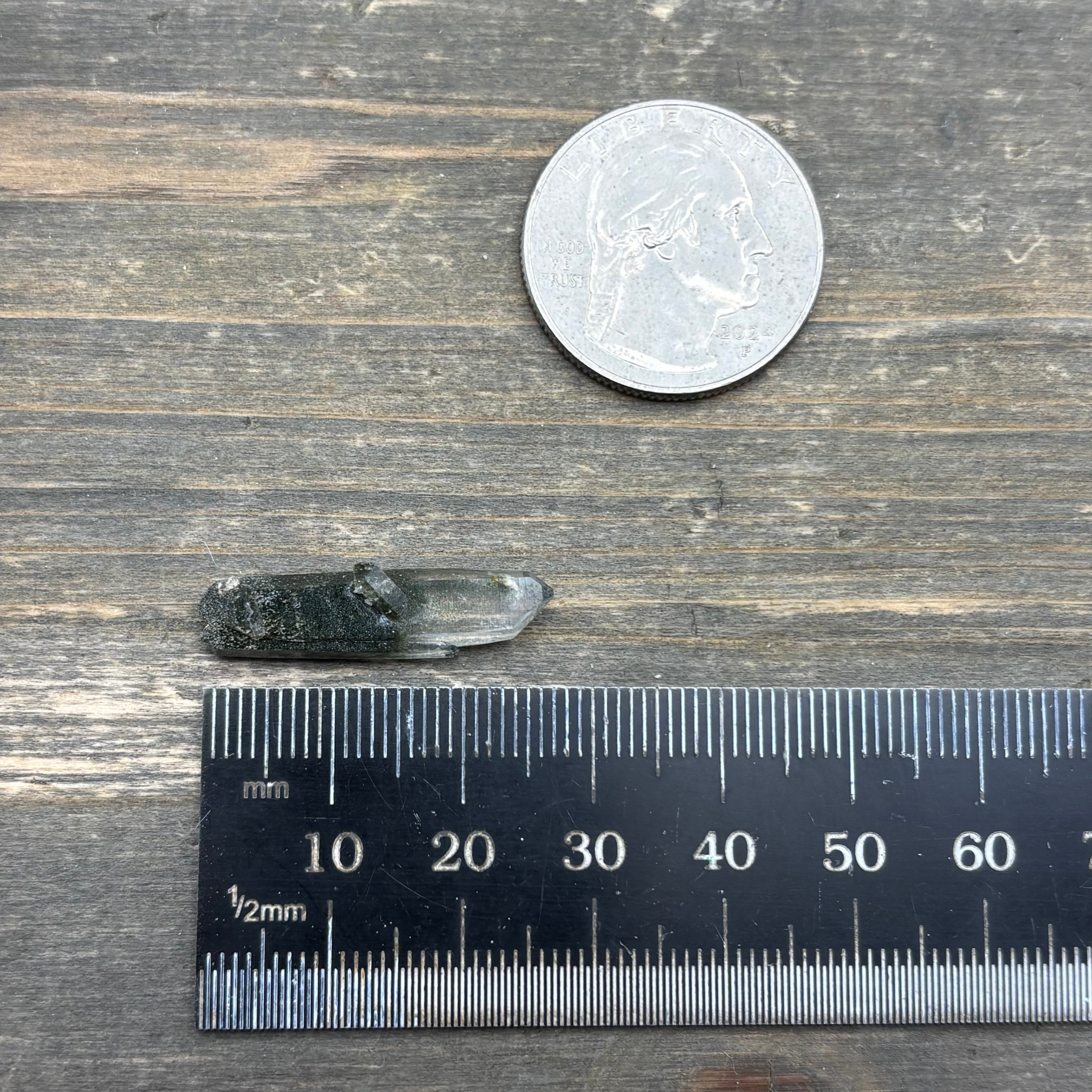 Himalayan Chlorite Quartz Point - 101