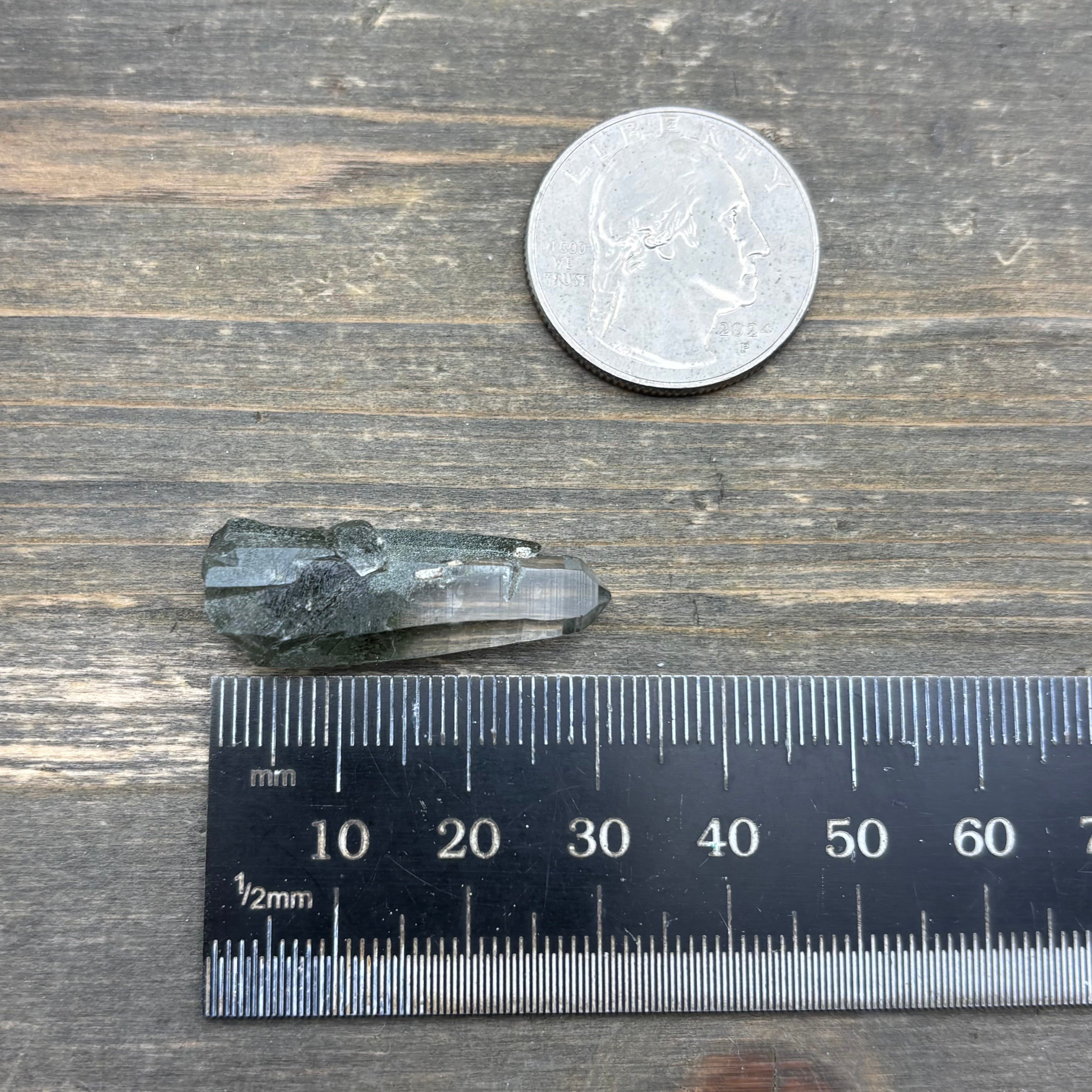 Himalayan Chlorite Quartz Point - 102
