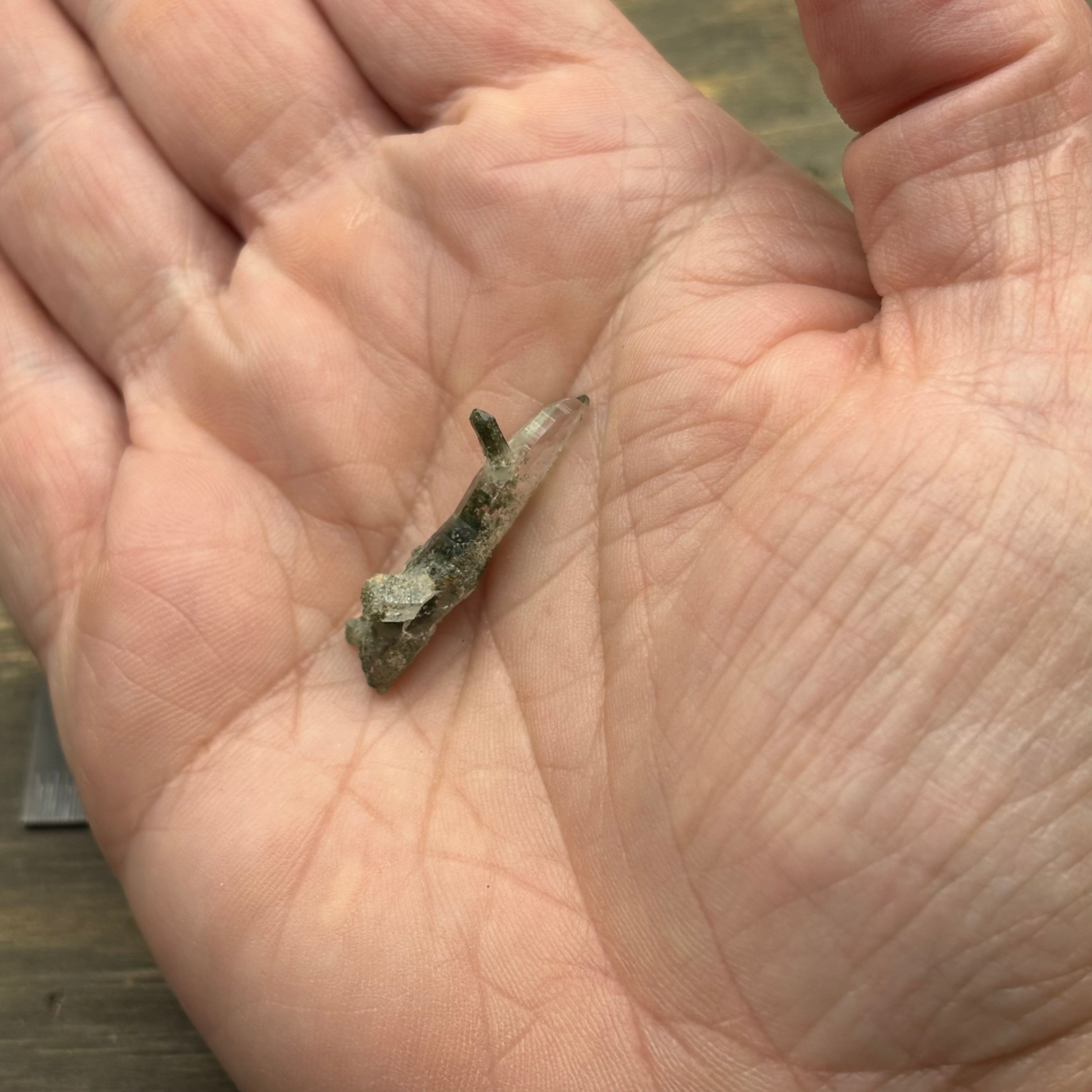 Himalayan Chlorite Quartz Point - 106