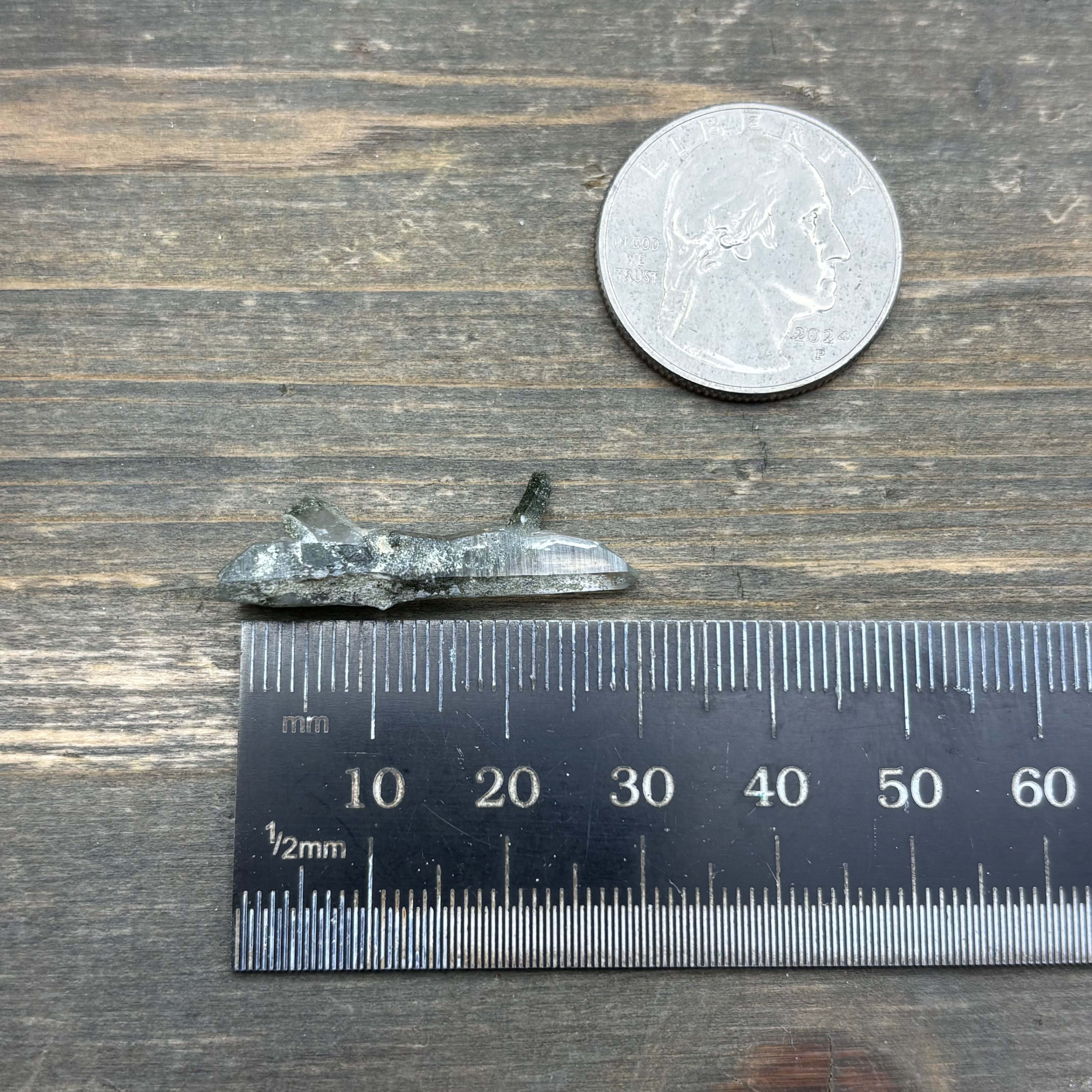 Himalayan Chlorite Quartz Point - 106