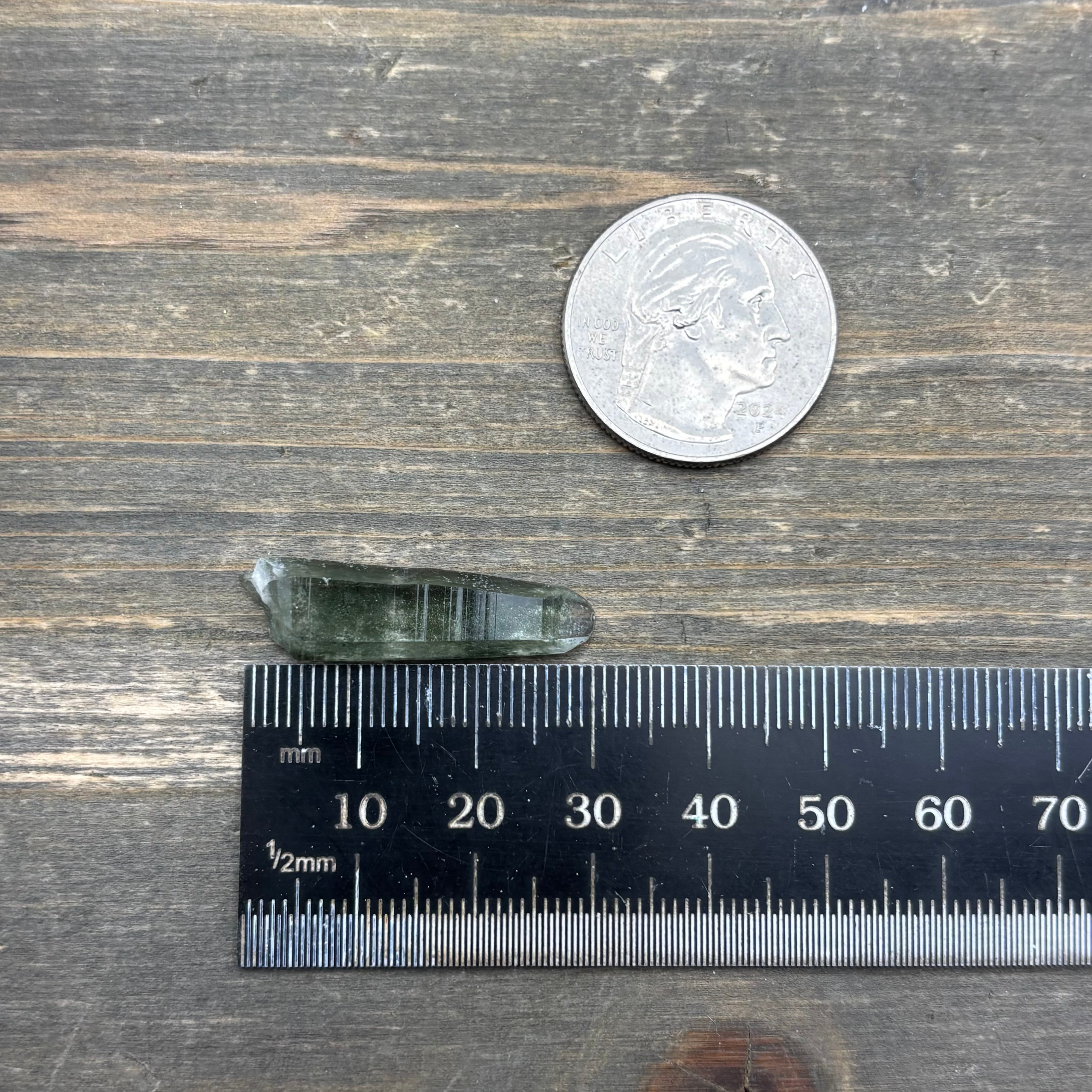 Himalayan Chlorite Quartz Point - 107