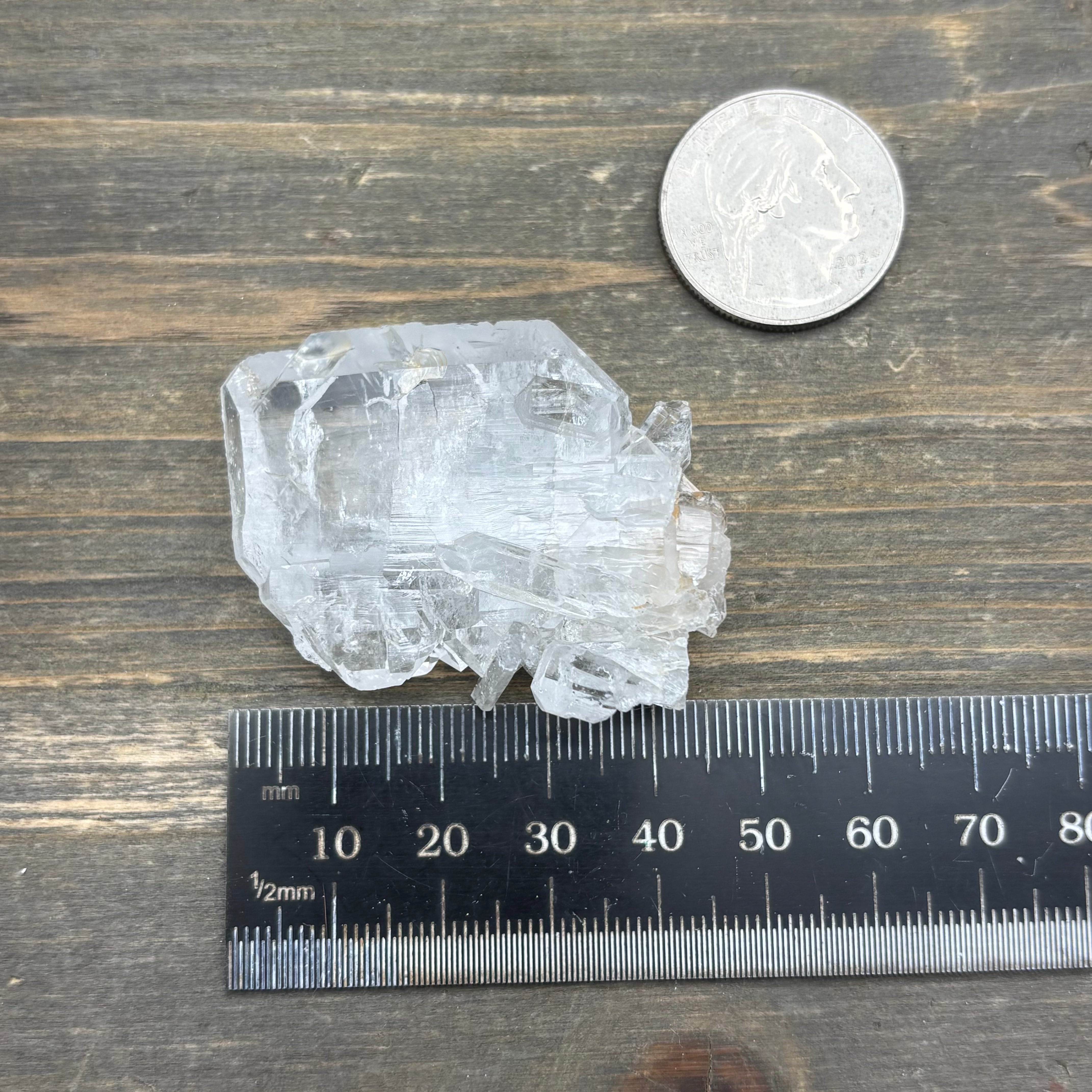 Highly Transparent Faden Quartz - 098