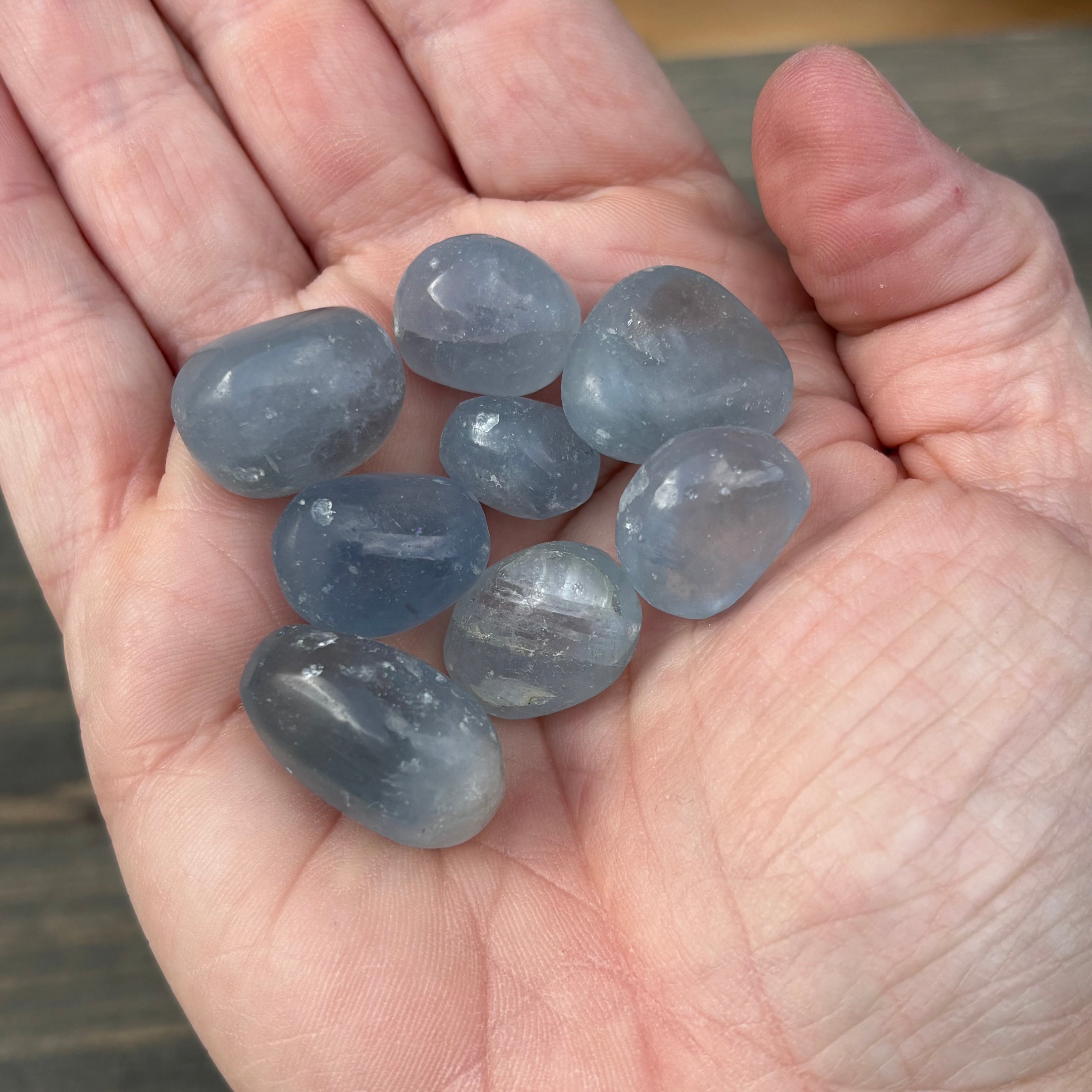 Polished Celestite, kit of 8