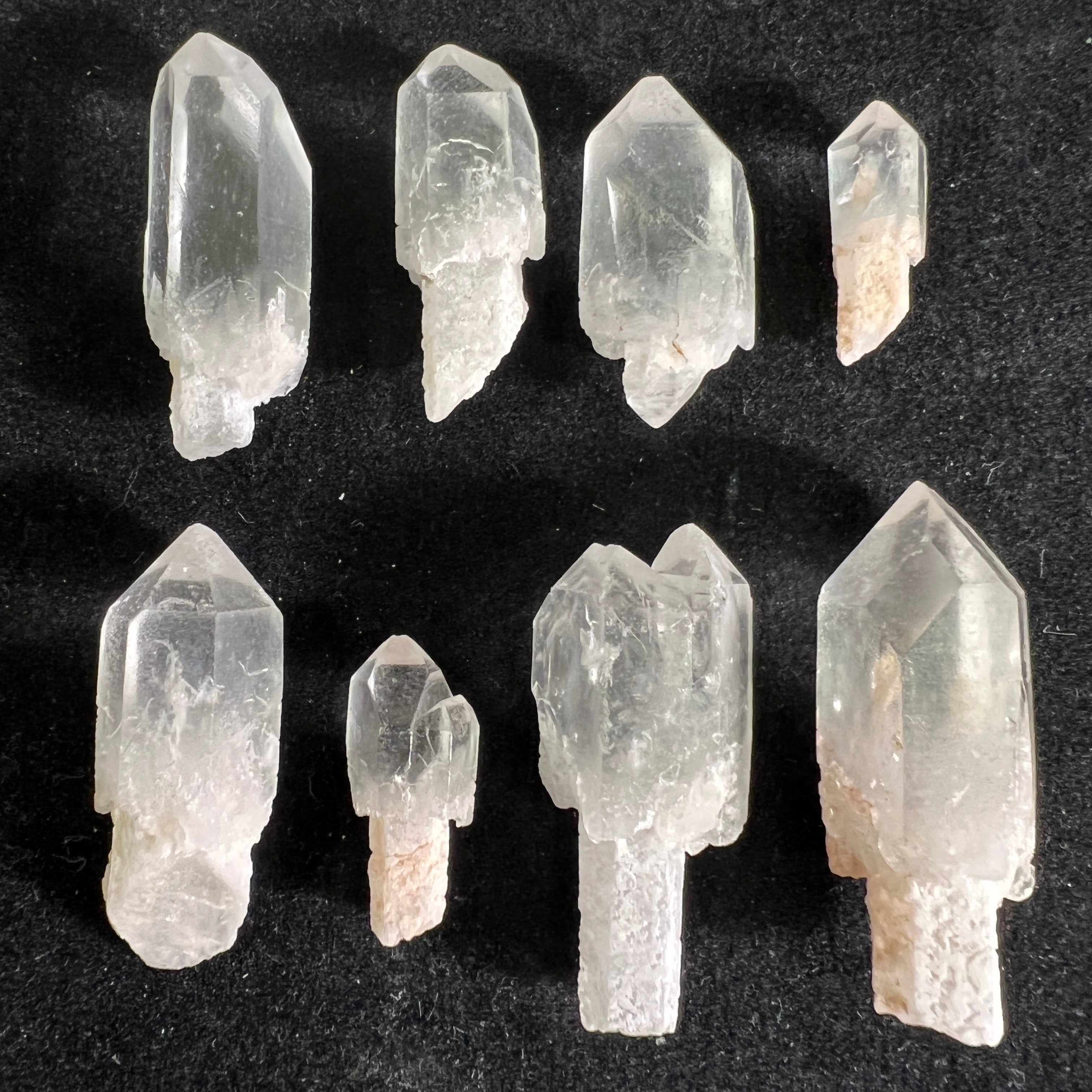 Quartz Scepter Crystals, Kit of 8