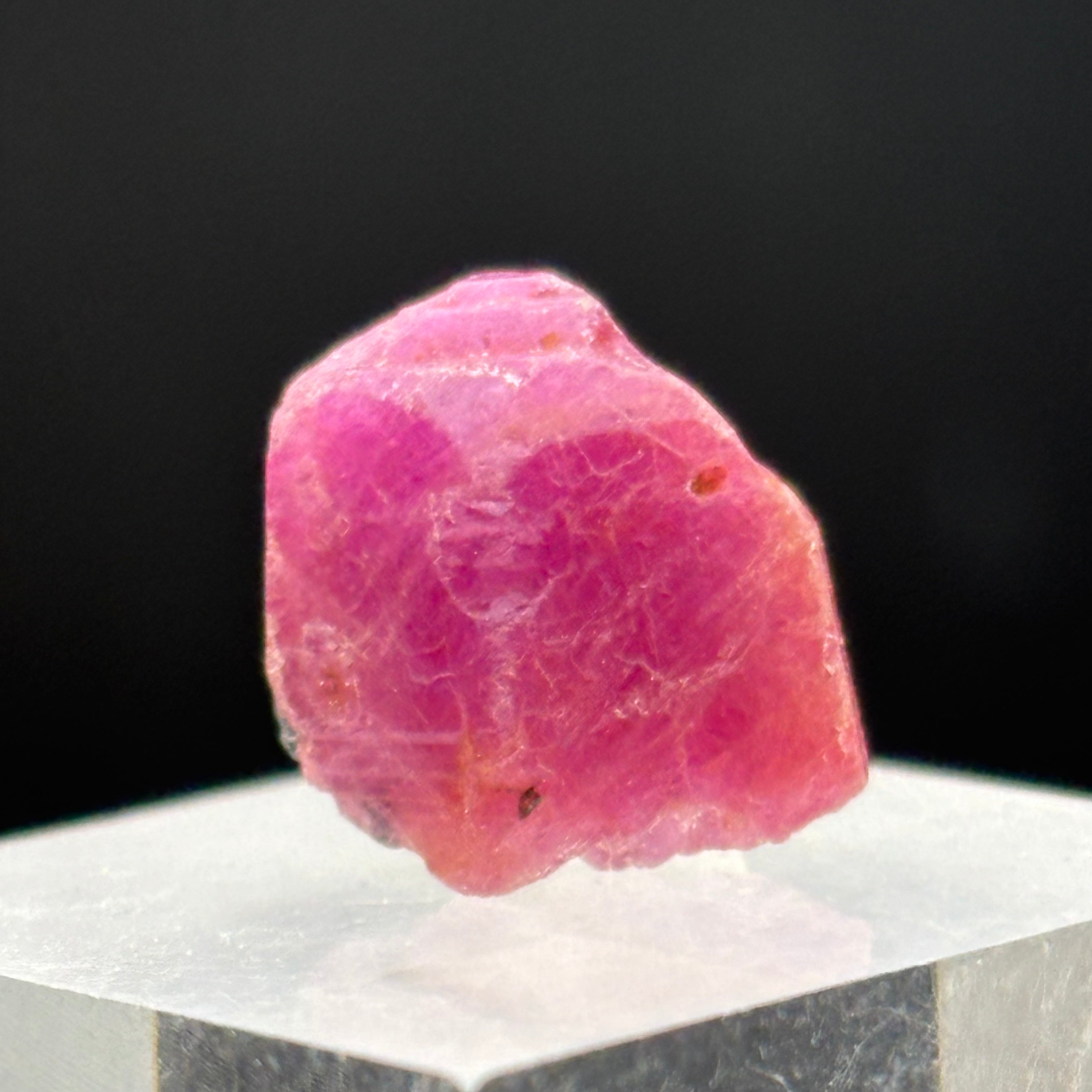 Natural Fluorescent Ruby Crystal - 176