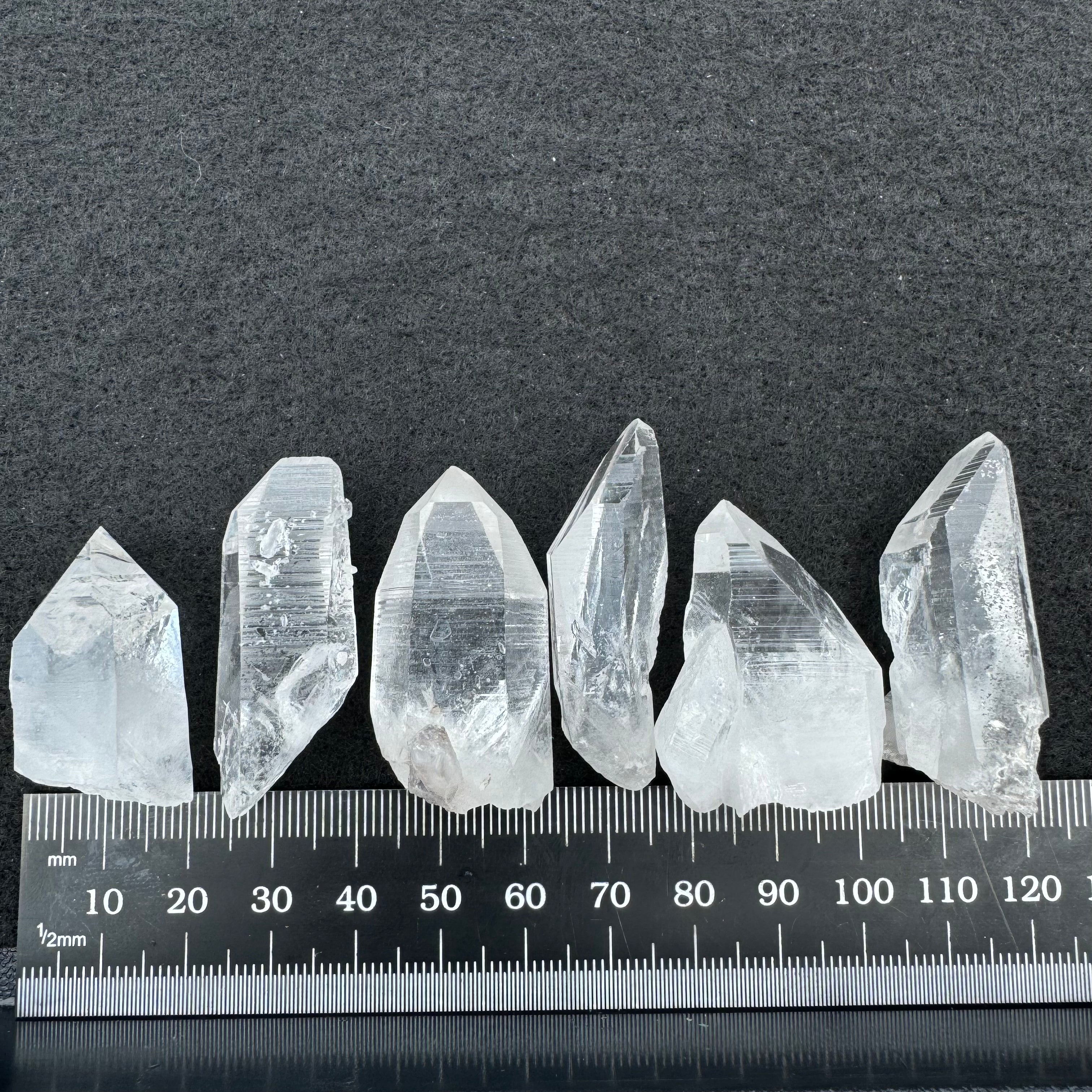 Quartz Crystal Points, Arkansas, Kit of 3