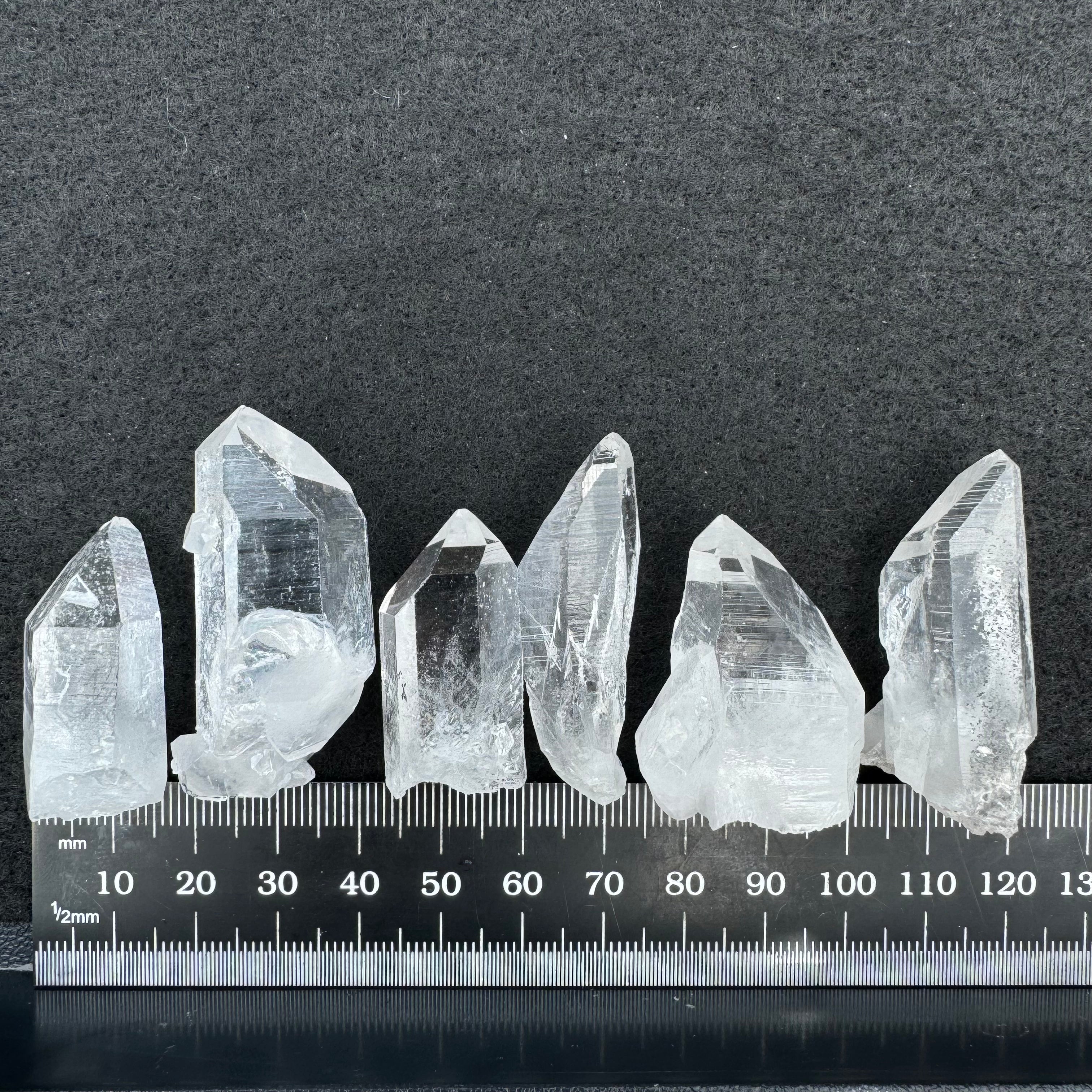 Quartz Crystal Points, Arkansas, Kit of 3