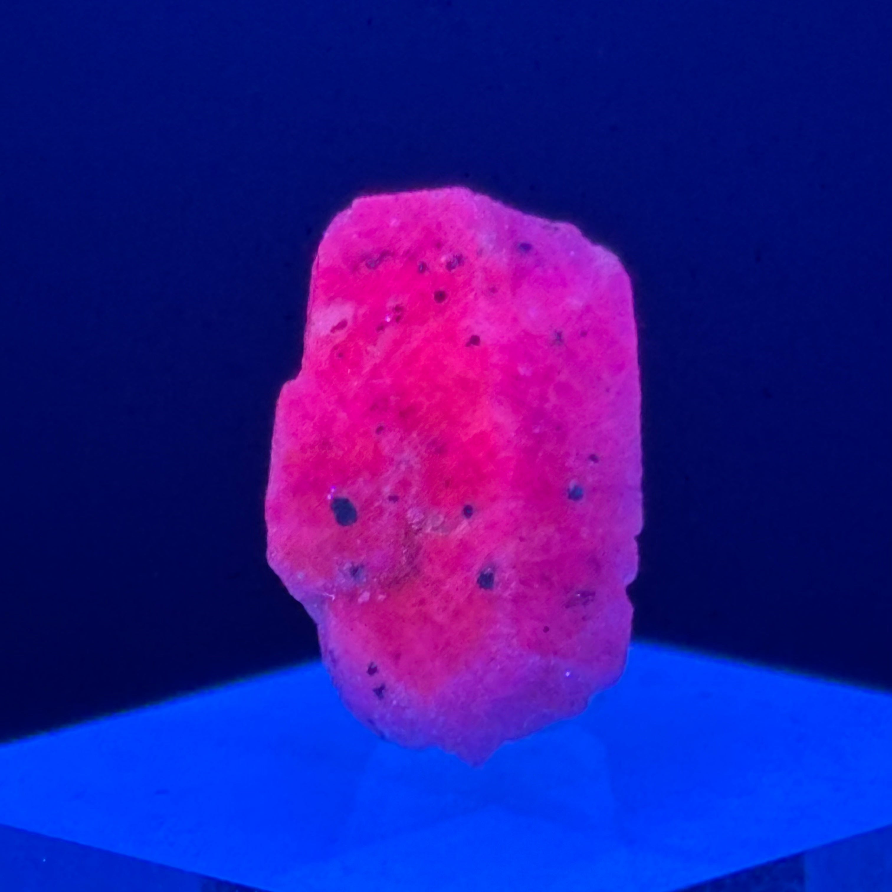 Natural Fluorescent Ruby Crystal - 184