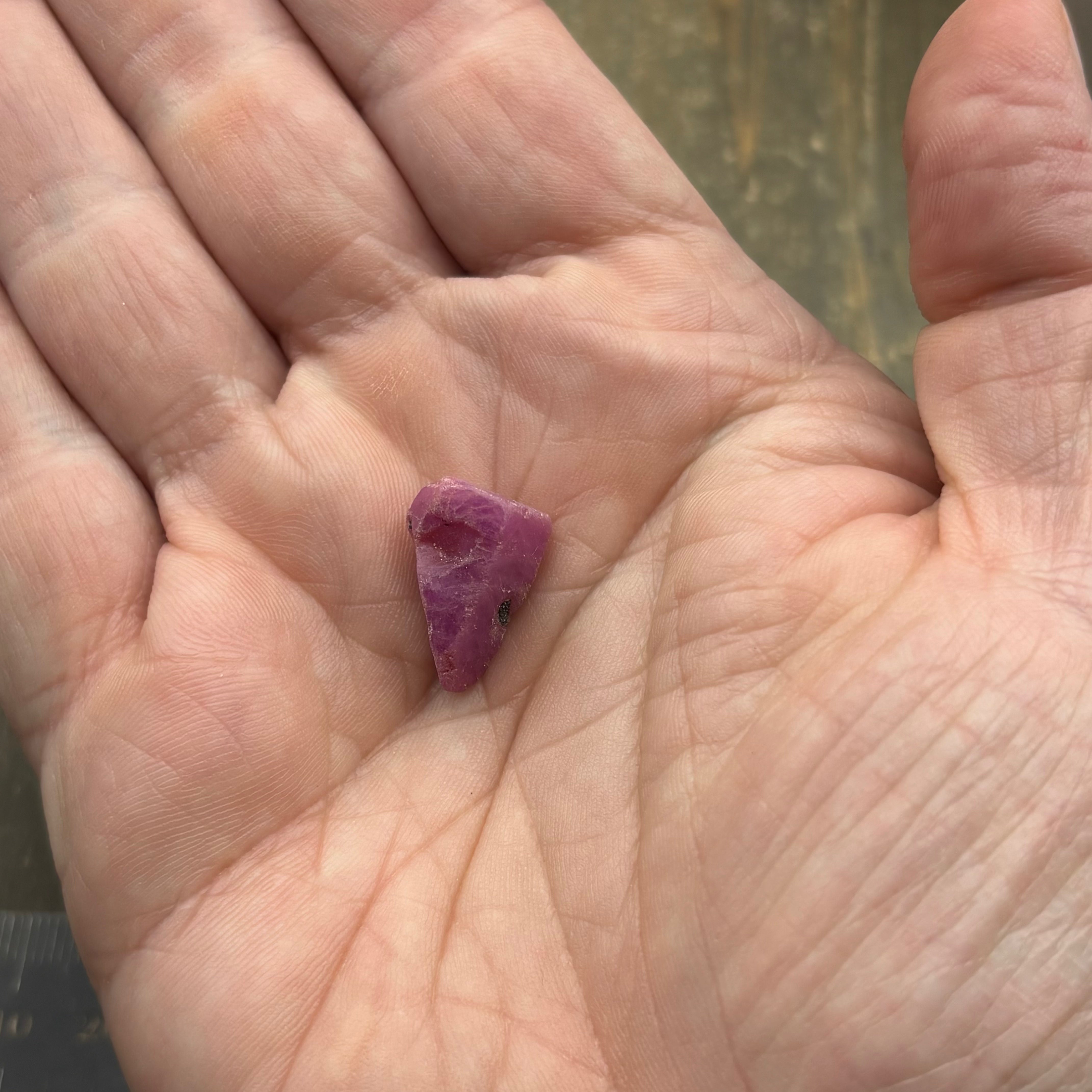 Natural Fluorescent Ruby Crystal - 185