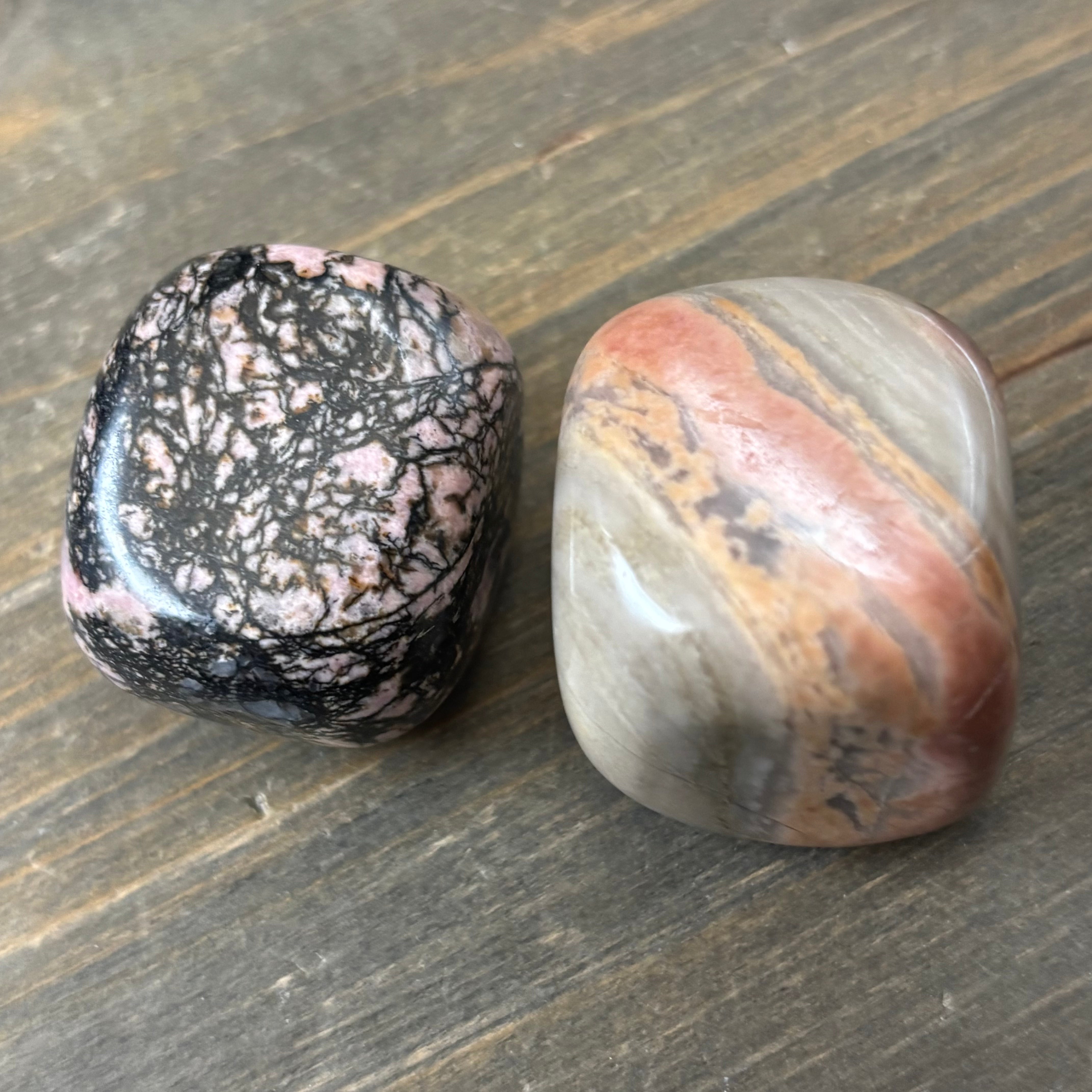 Rhodonite Pair