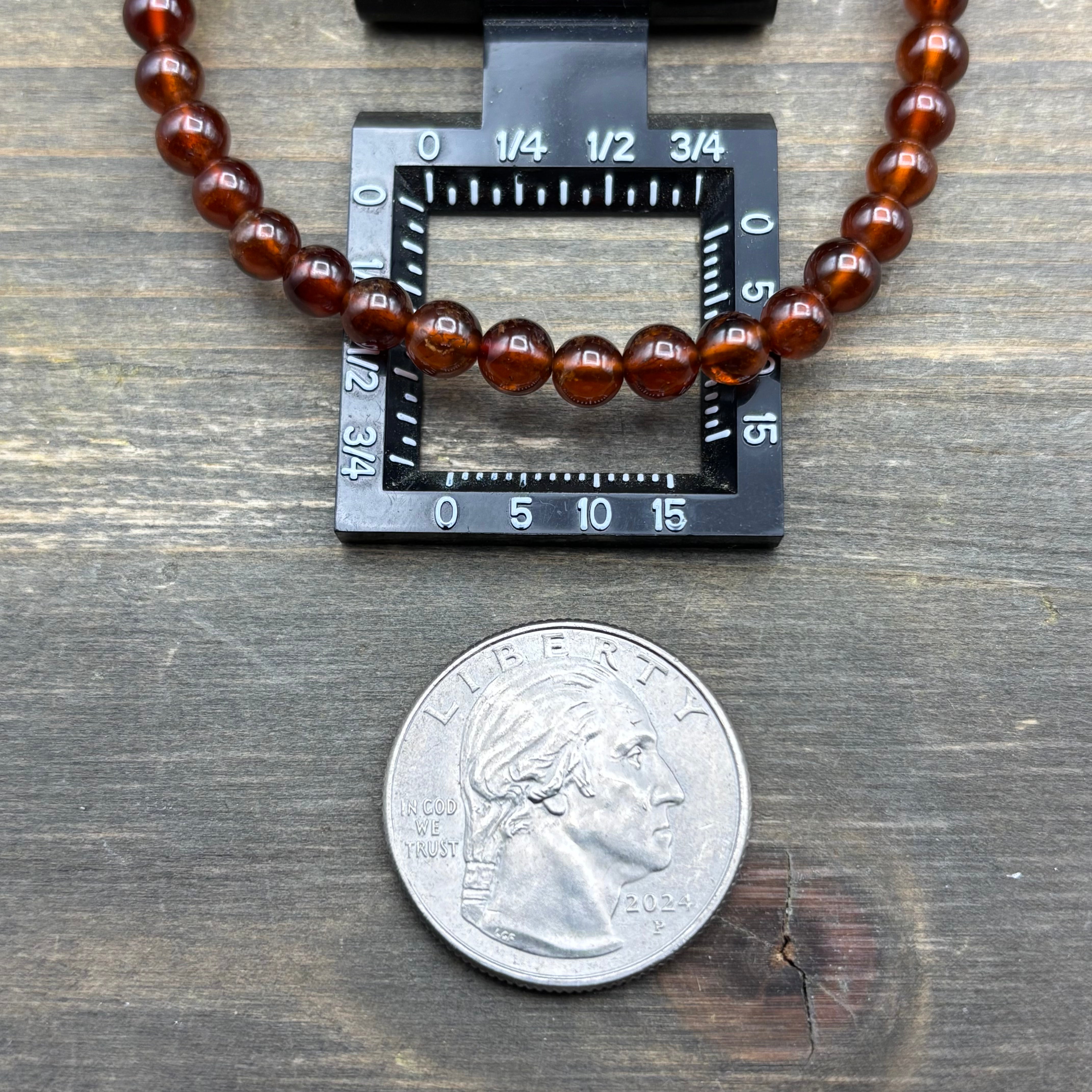 Hessonite Garnet Bracelet