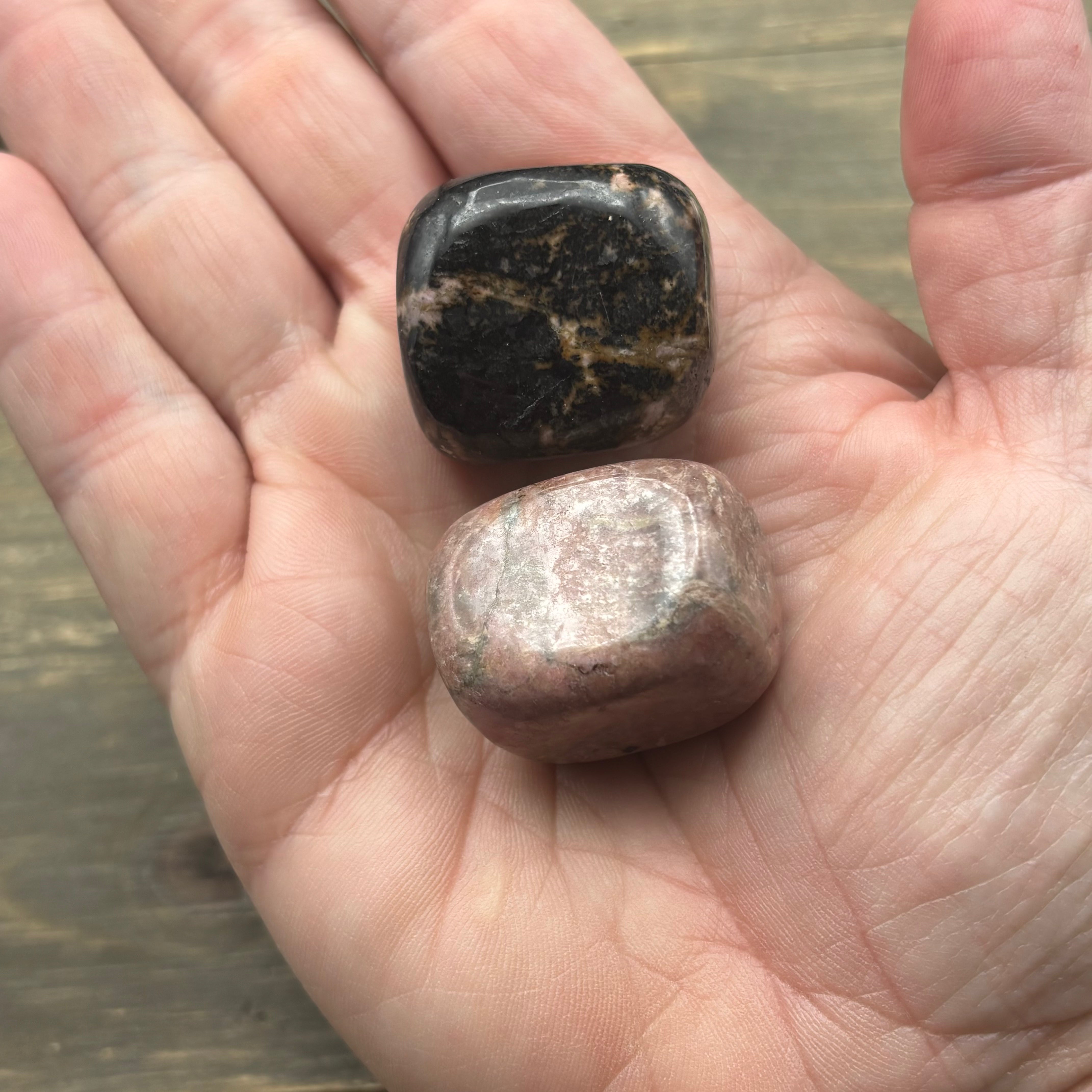 Rhodonite Pair
