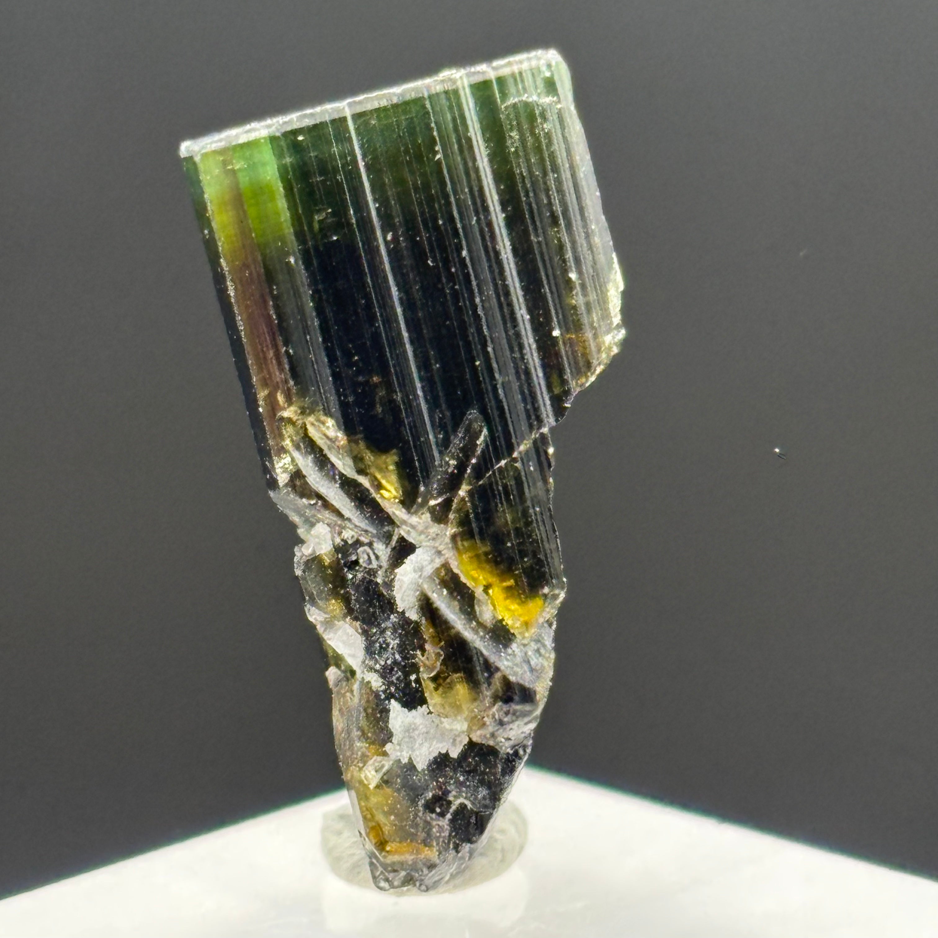 Green Tourmaline Crystal - 137