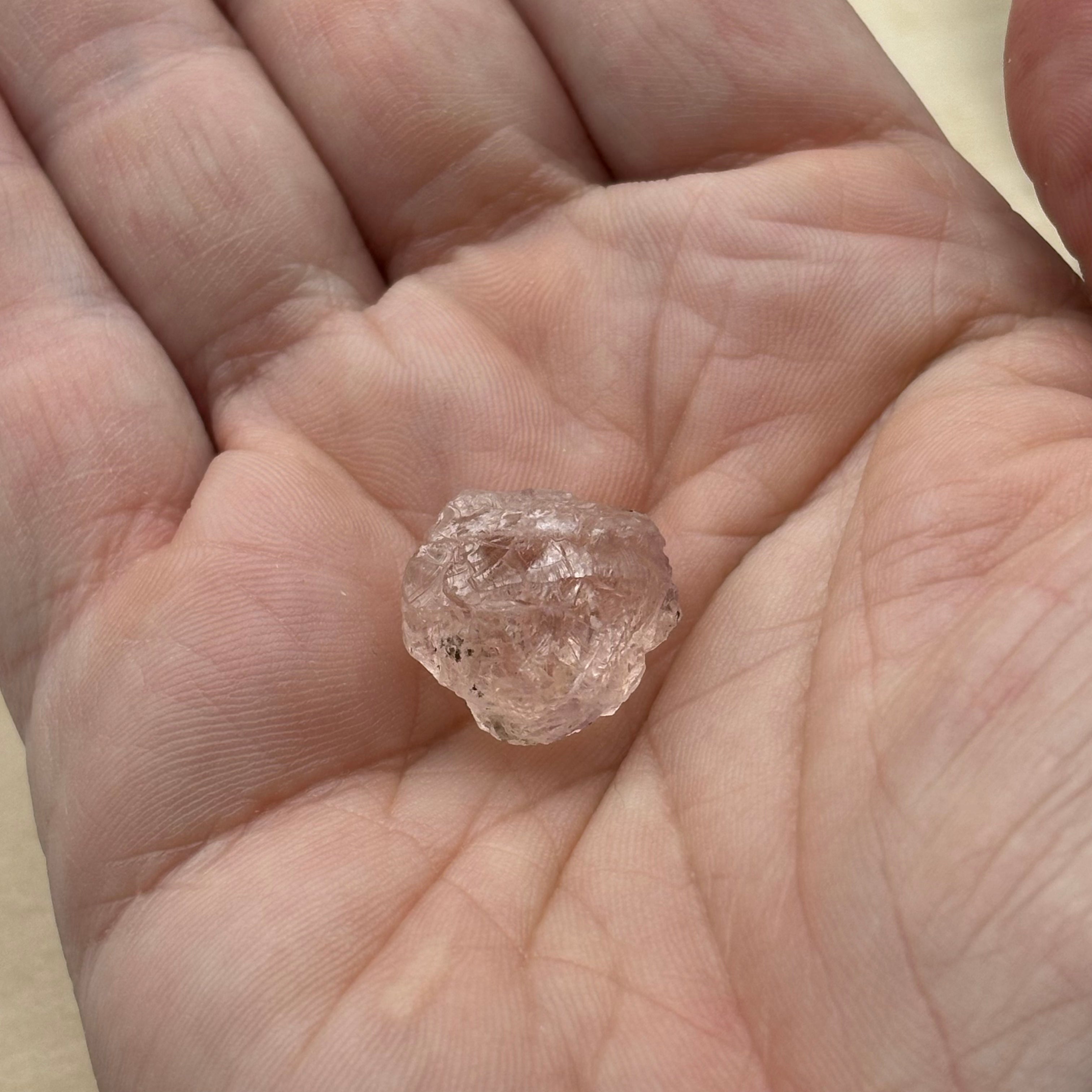 Morganite Gem Crystal - 047