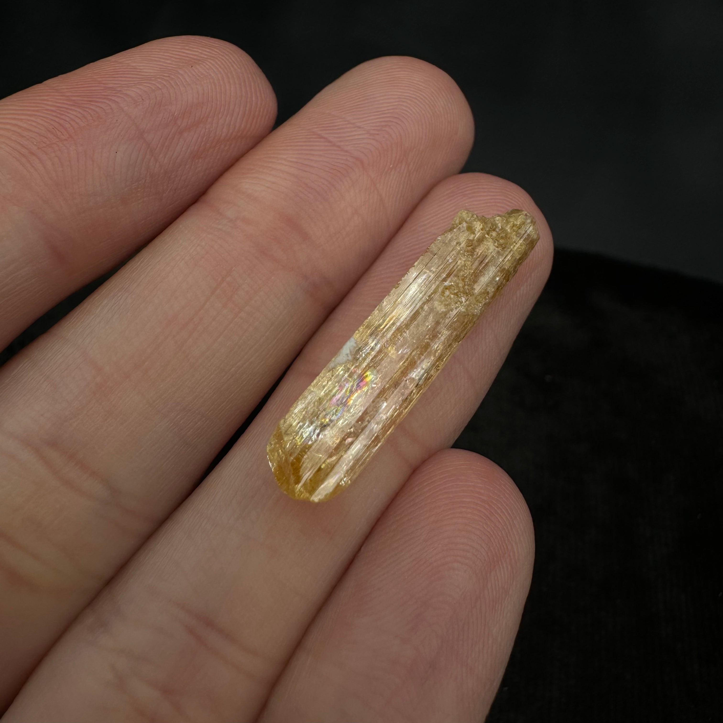 Imperial Topaz Natural Full Terminated Crystal - 198