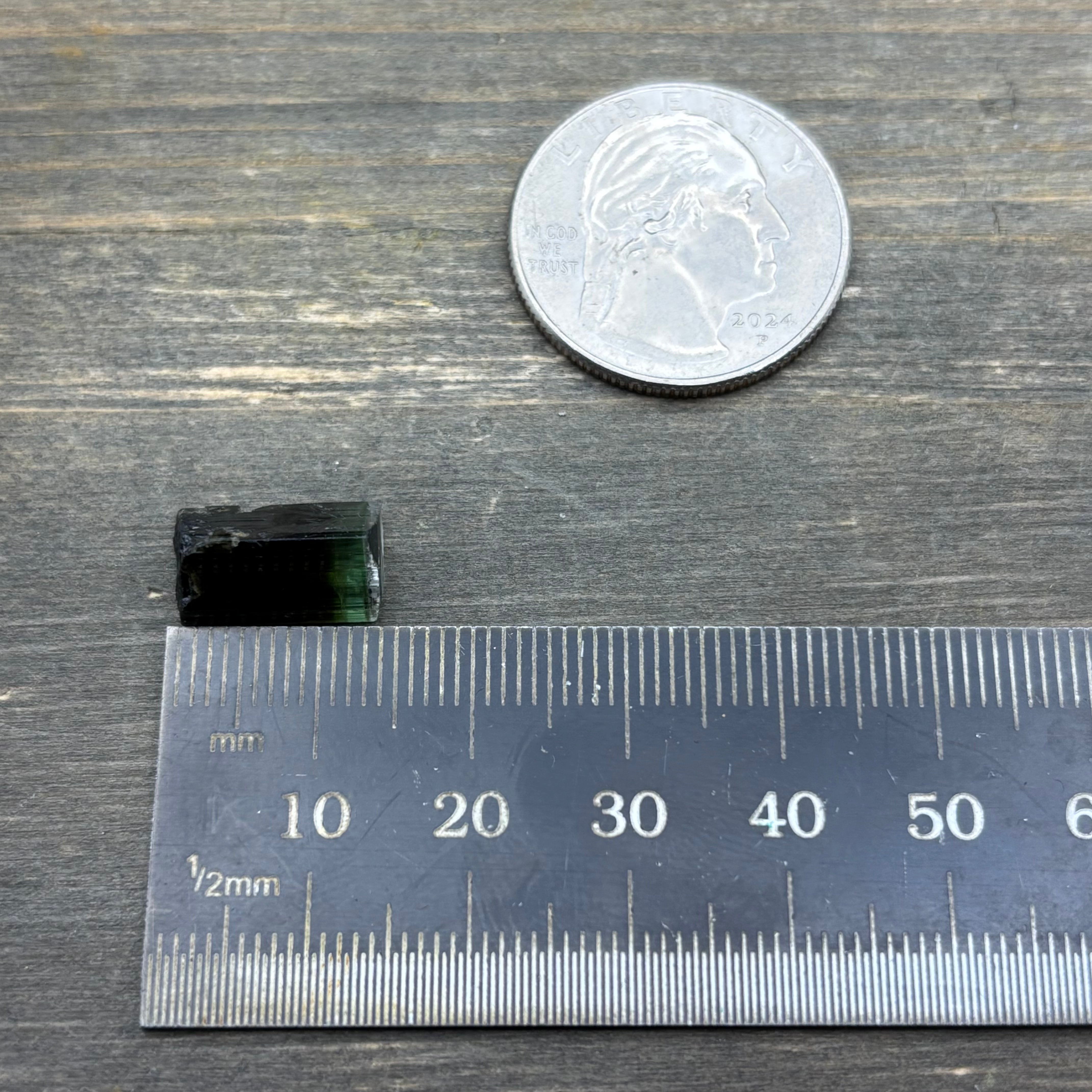 Green Tourmaline Crystal - 148