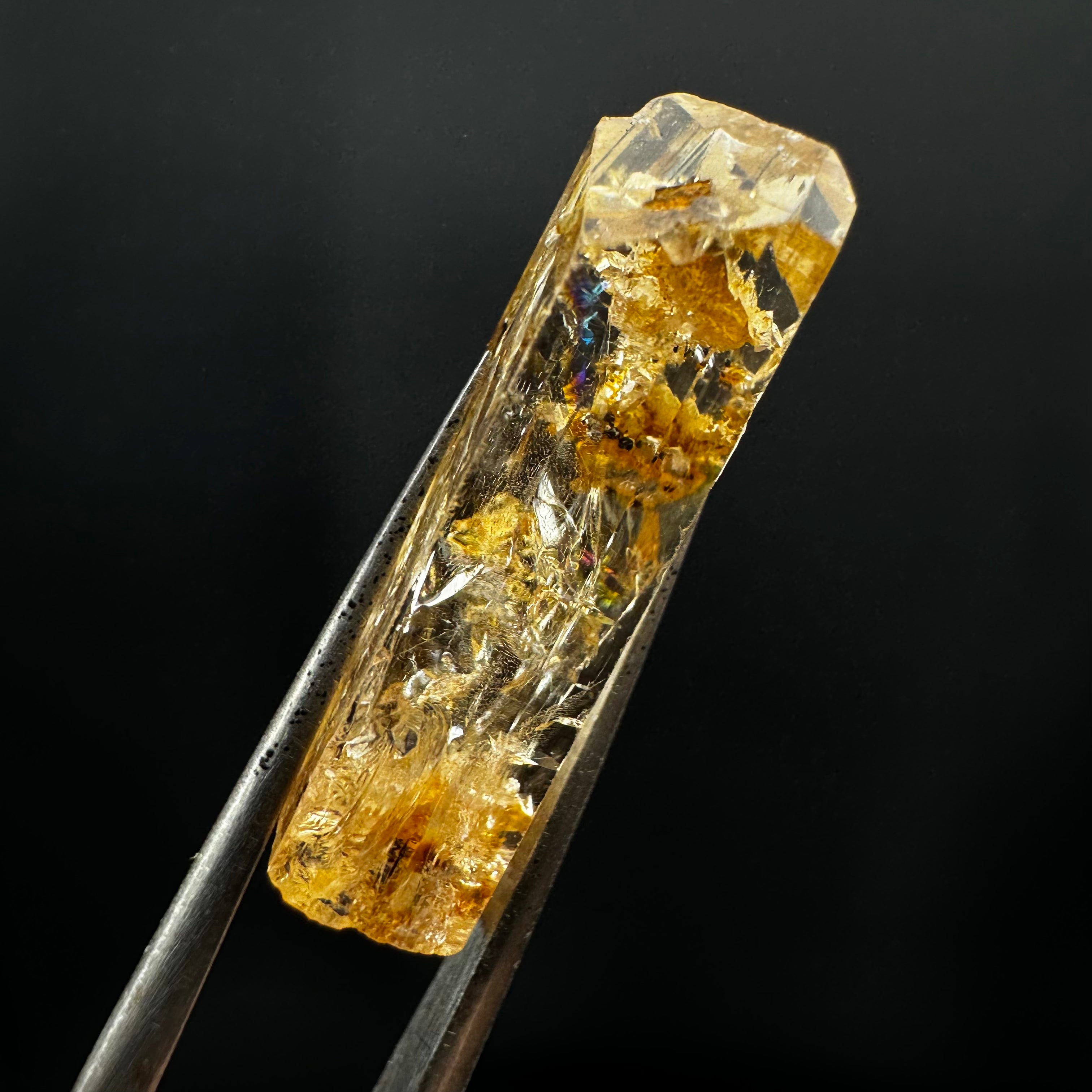 Imperial Topaz Natural Full Terminated Crystal - 199
