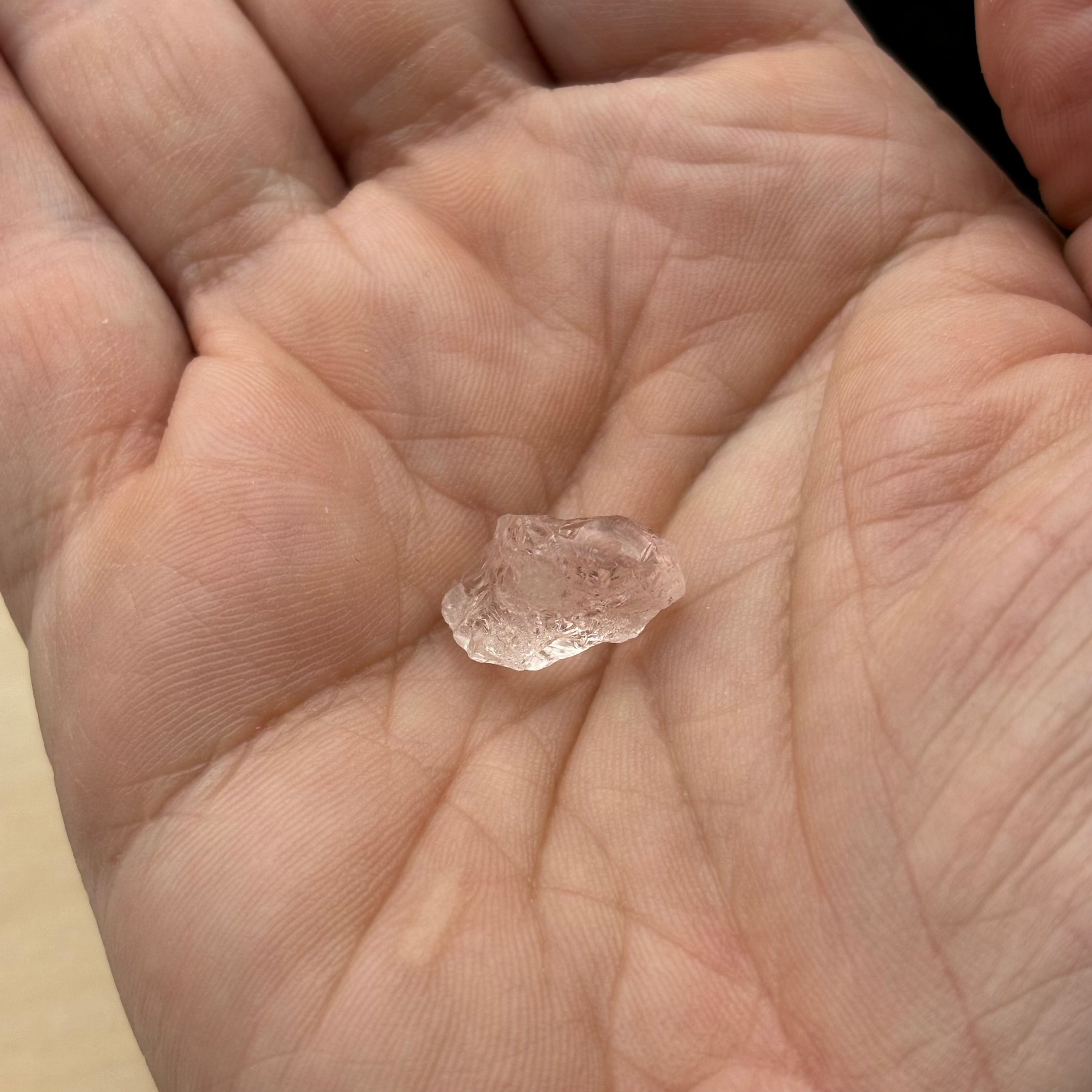 Morganite Gem Crystal - 050