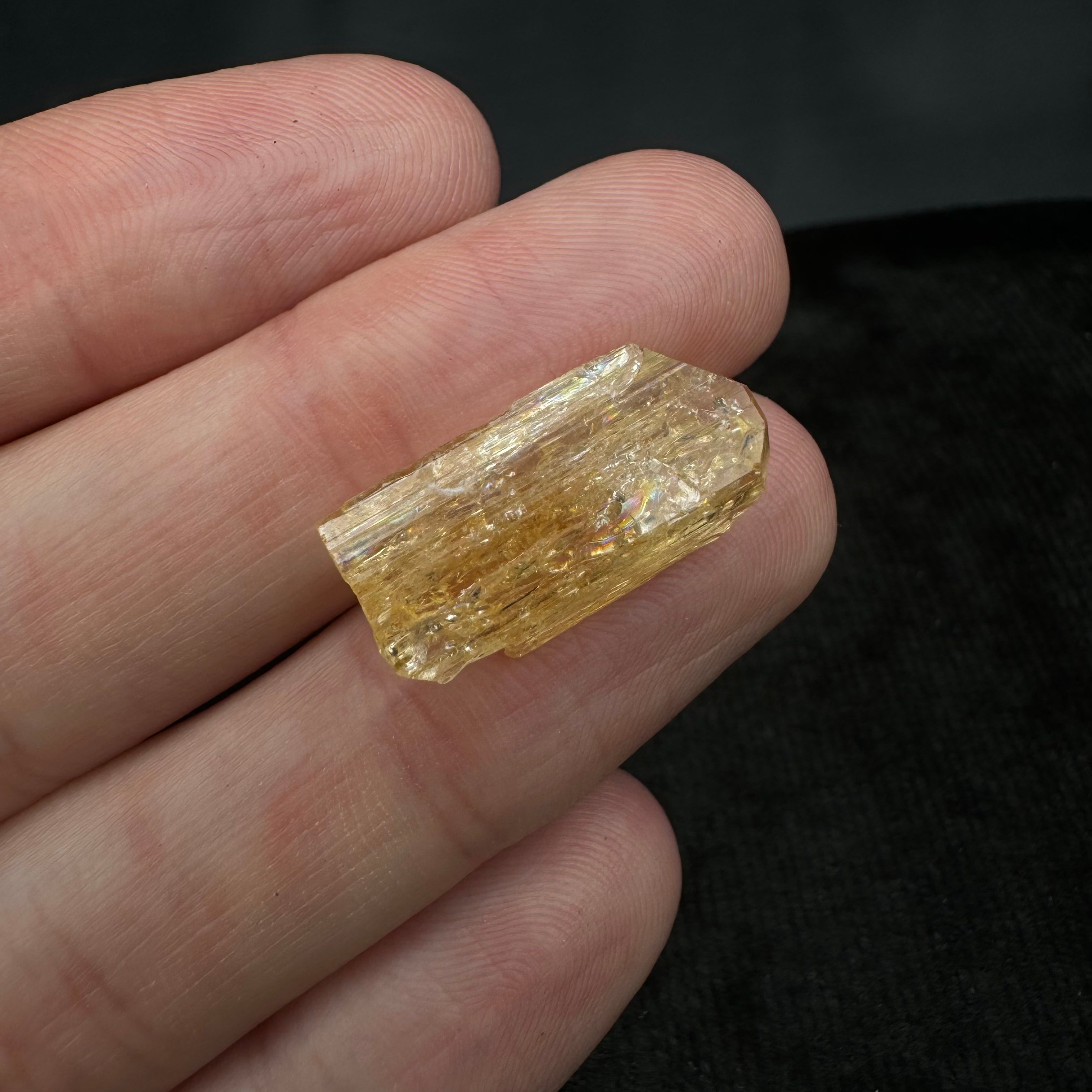 Imperial Topaz Natural Full Terminated Crystal - 201