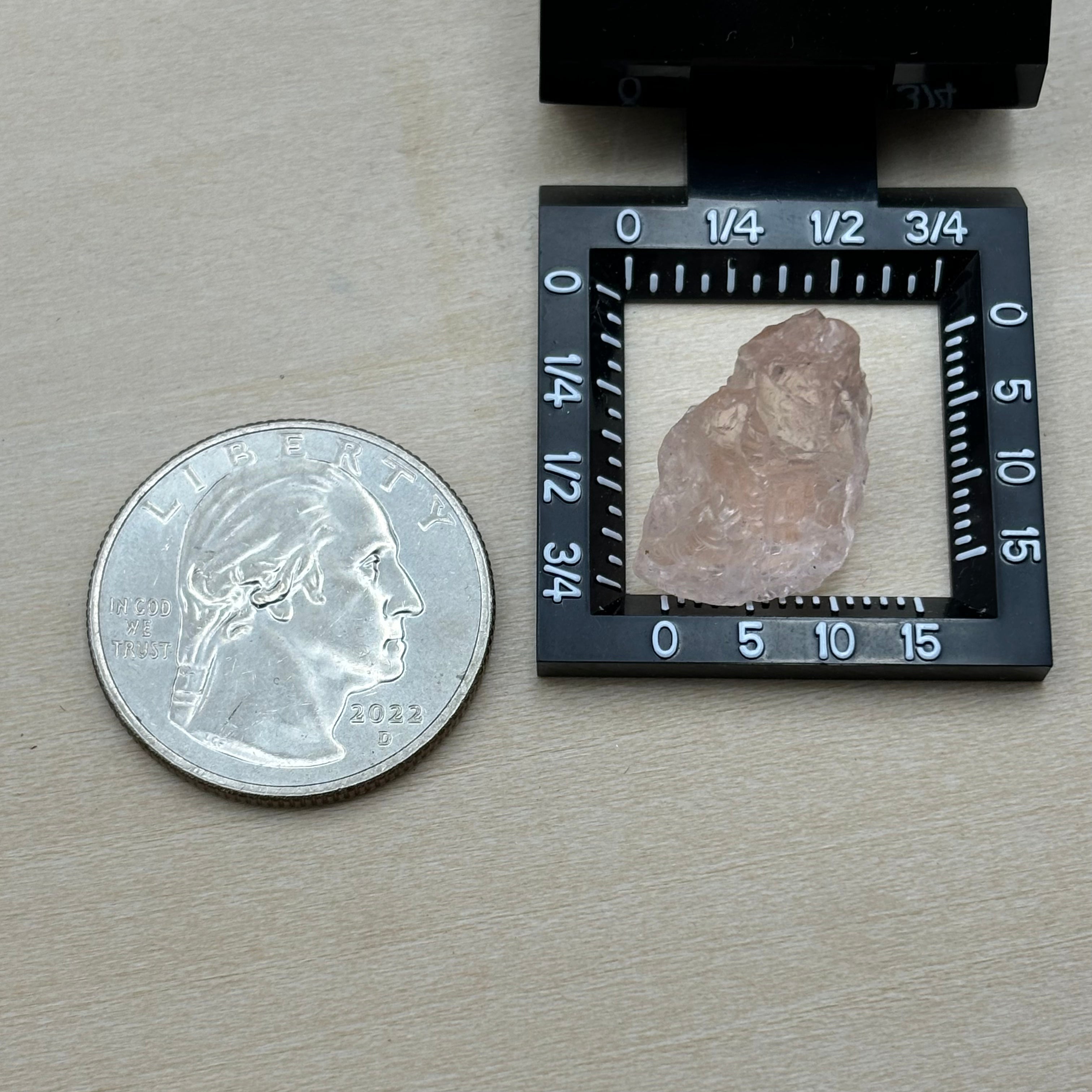 Morganite Gem Crystal - 053