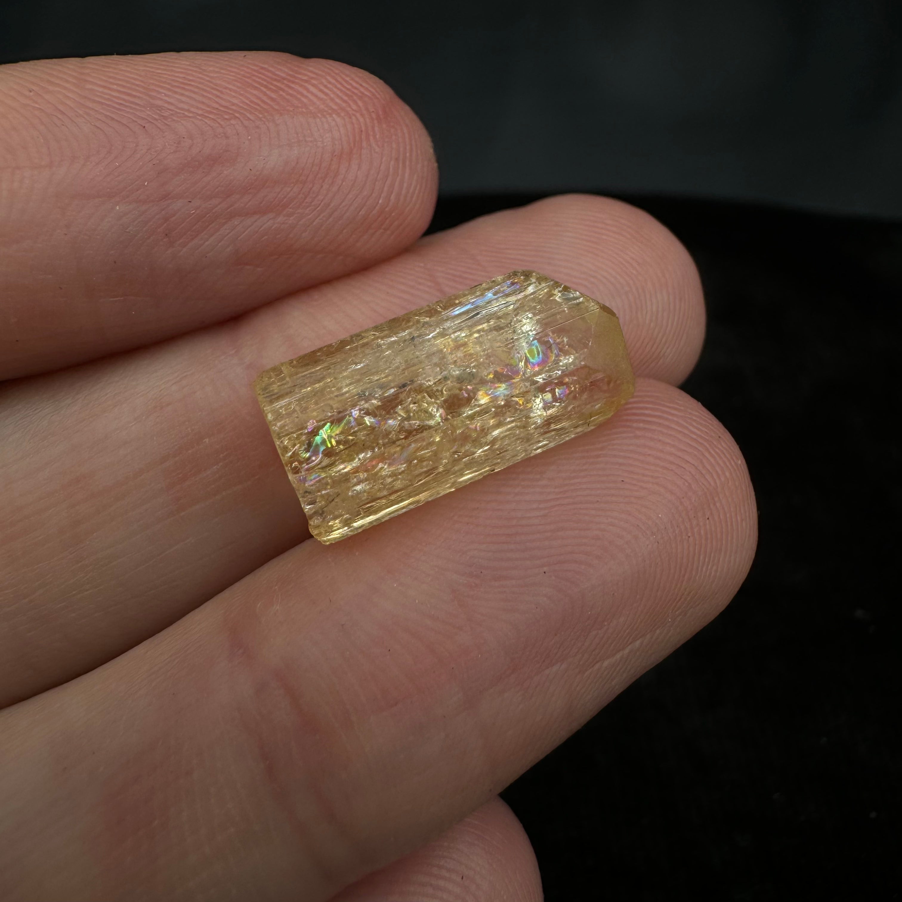 Imperial Topaz Natural Full Terminated Crystal - 202