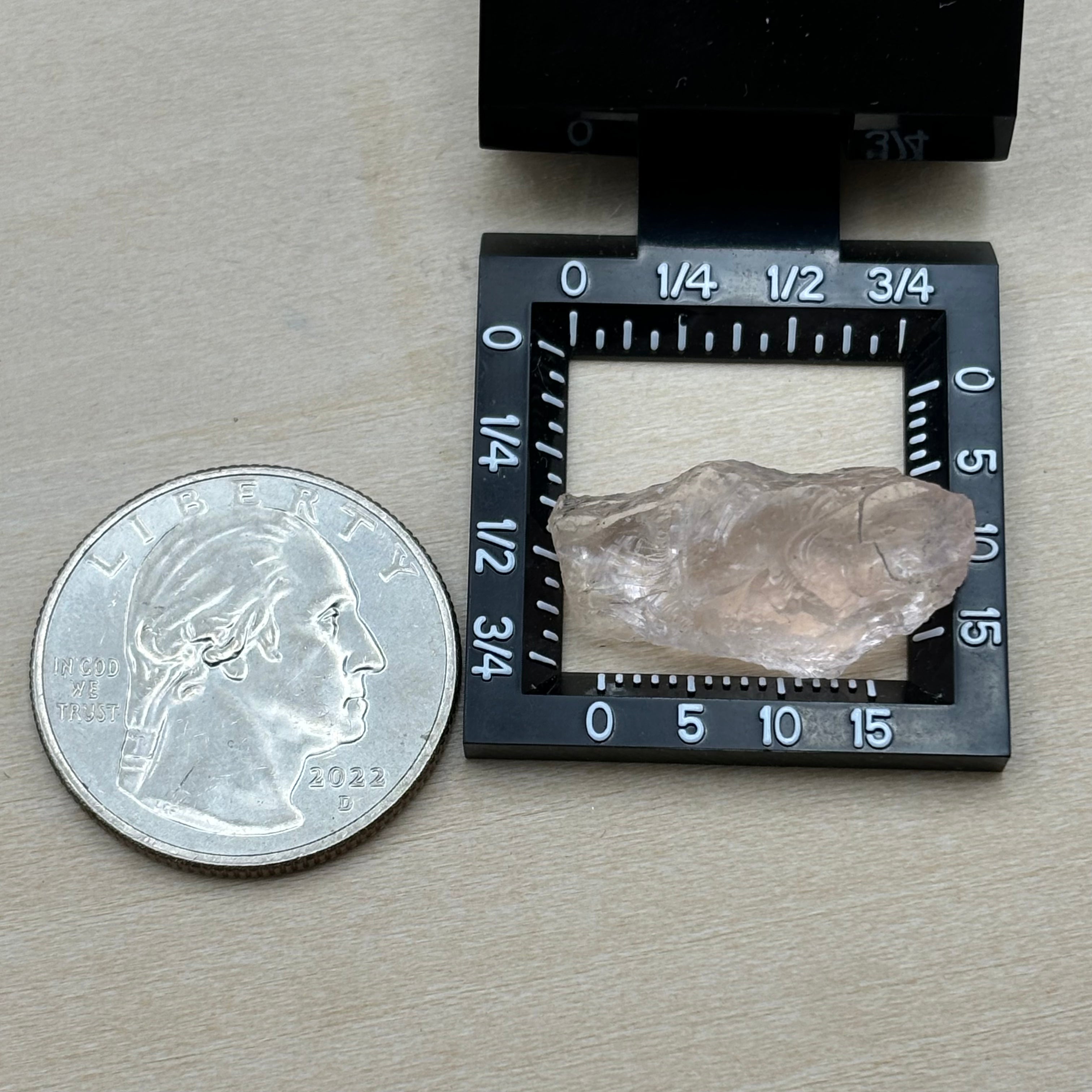 Morganite Gem Crystal - 054