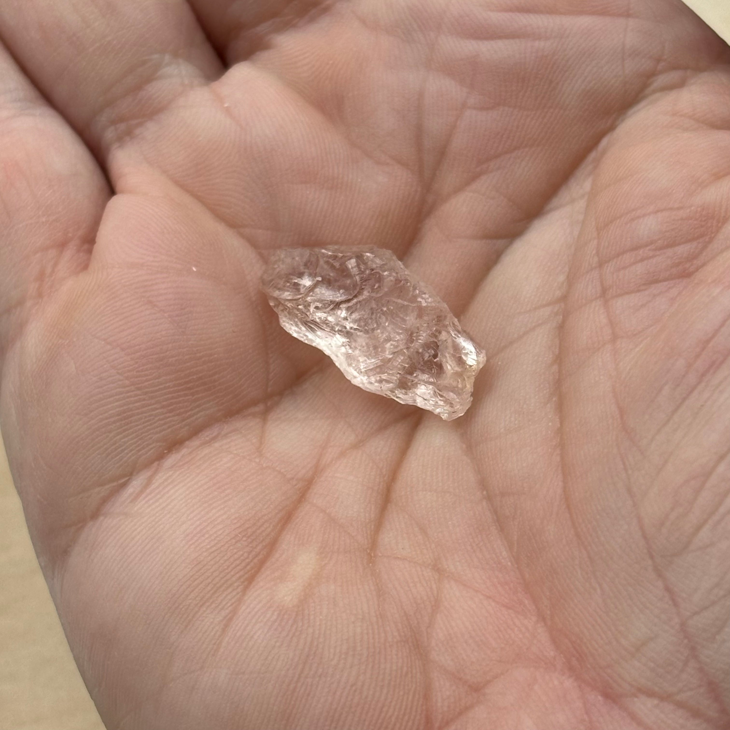 Morganite Gem Crystal - 054