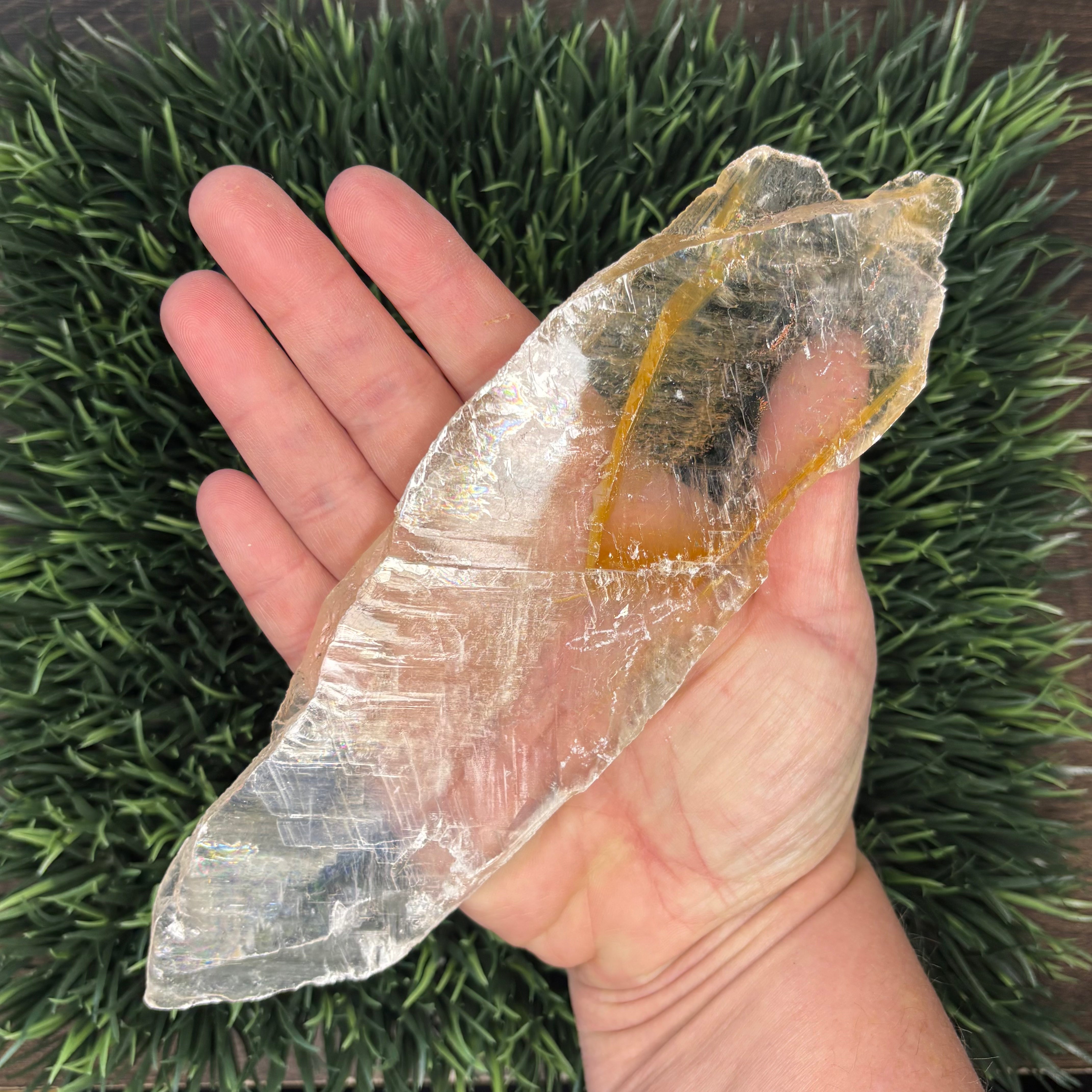 Golden Selenite Window - 557