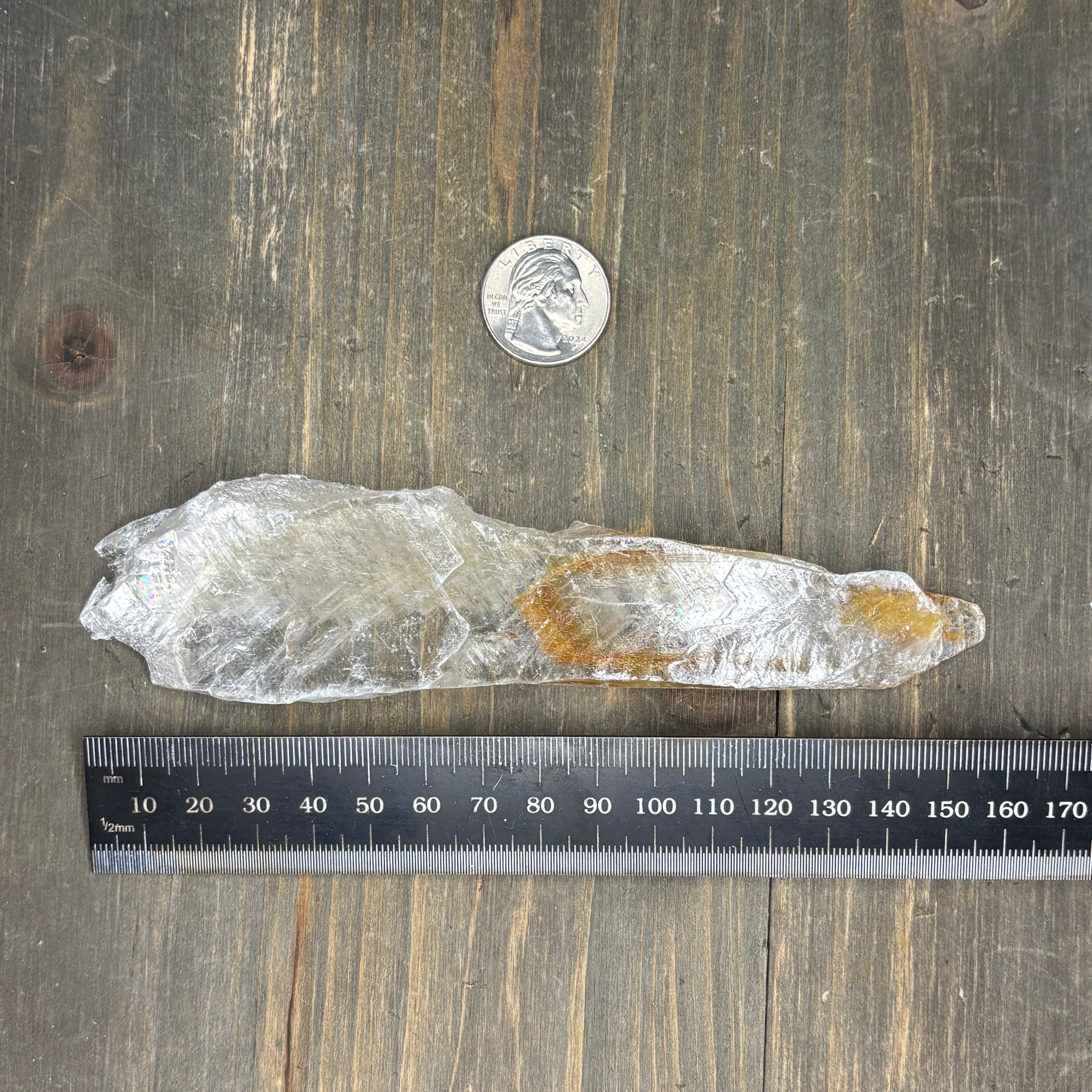 Golden Selenite Window - 559